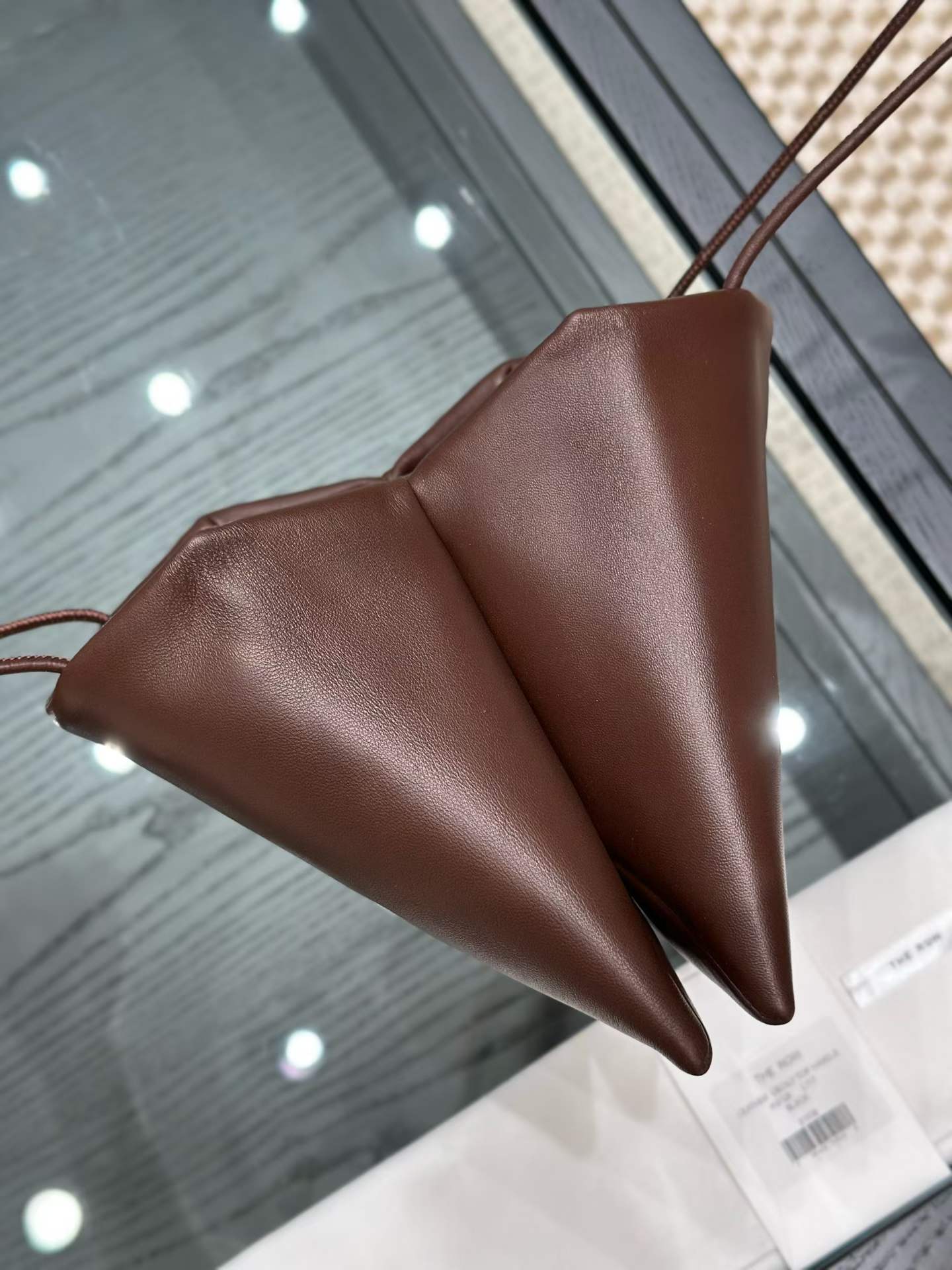 The Row Leather Cecily Top Handle Bag view 4