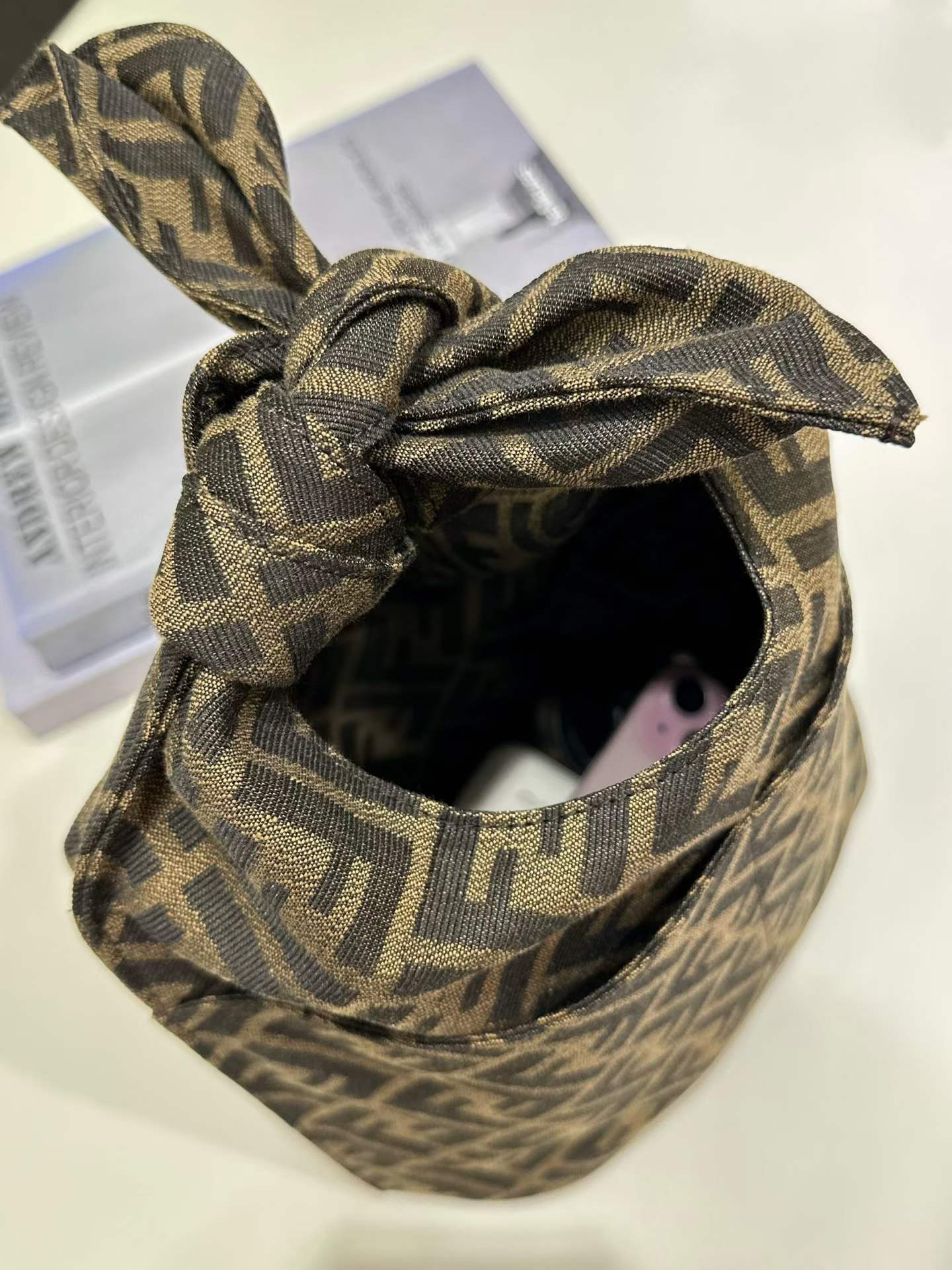 Fendi Vegetable basket handbag view 9