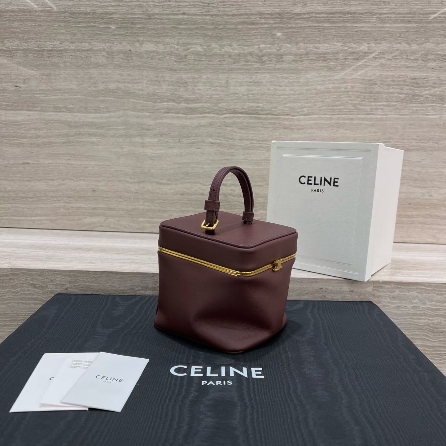 Celine Cube In Supple Calfskin view 3