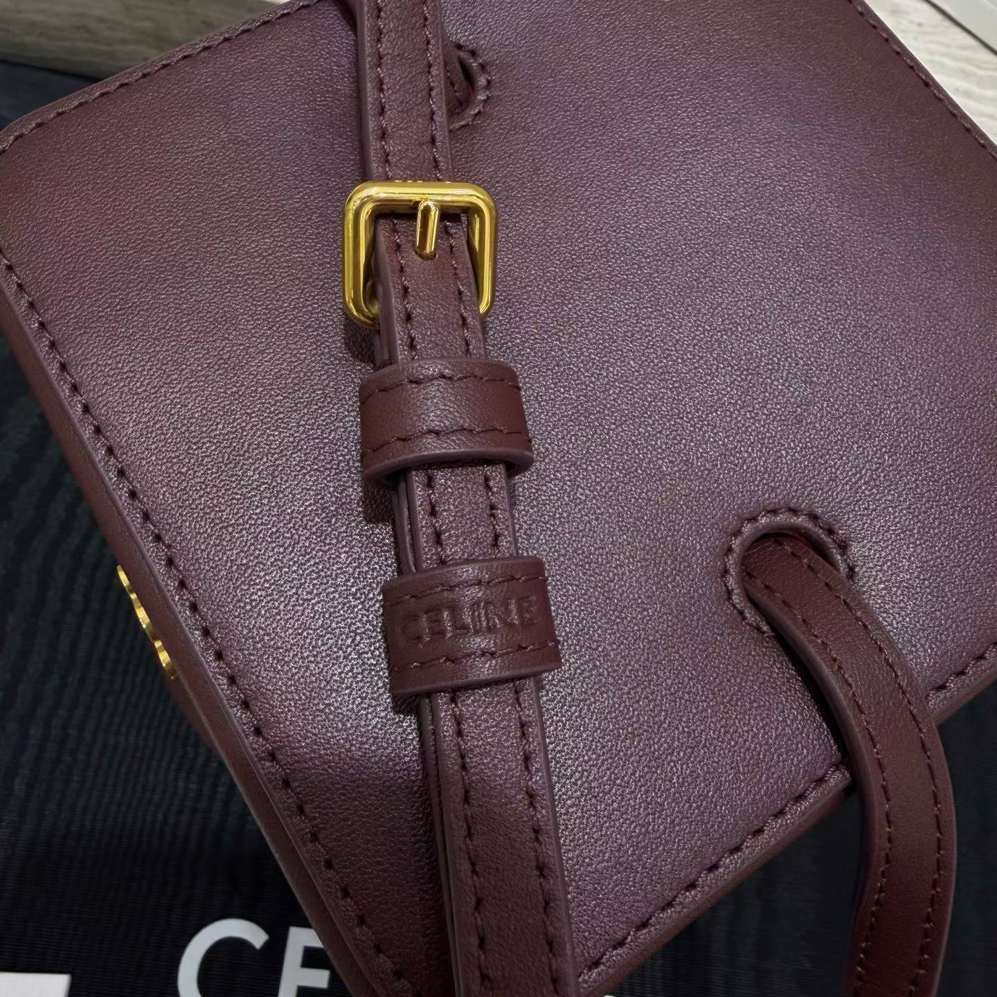 Celine Cube In Supple Calfskin view 5