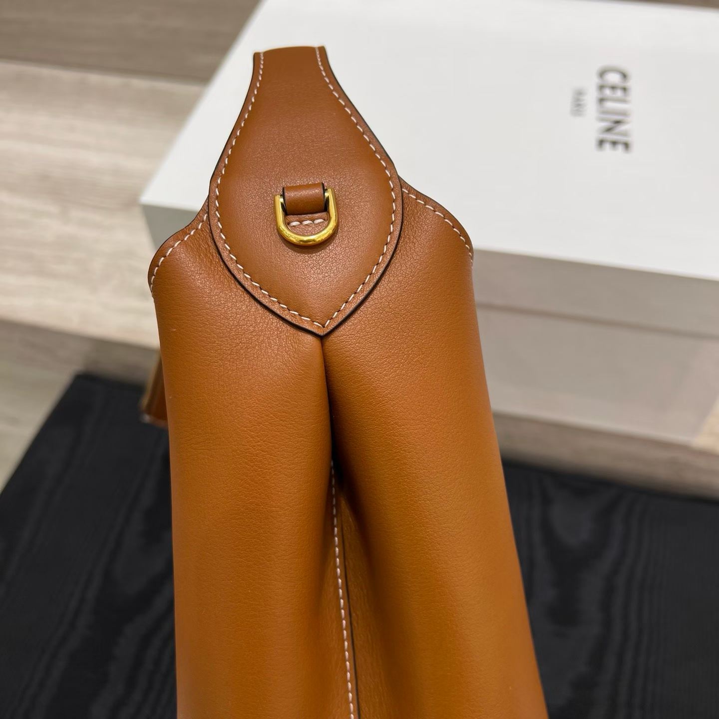 Celine Small Hobo In Supple Smooth Calfskin view 5