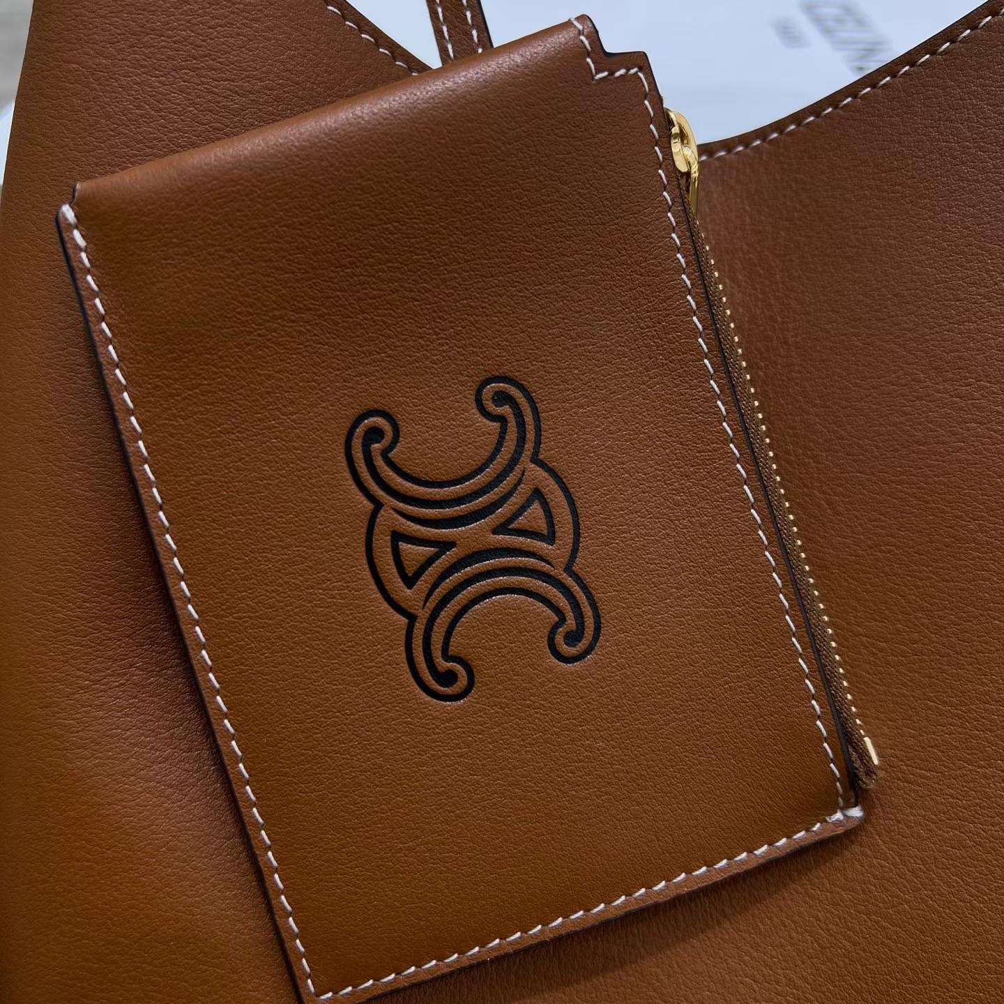 Celine Small Hobo In Supple Smooth Calfskin view 6