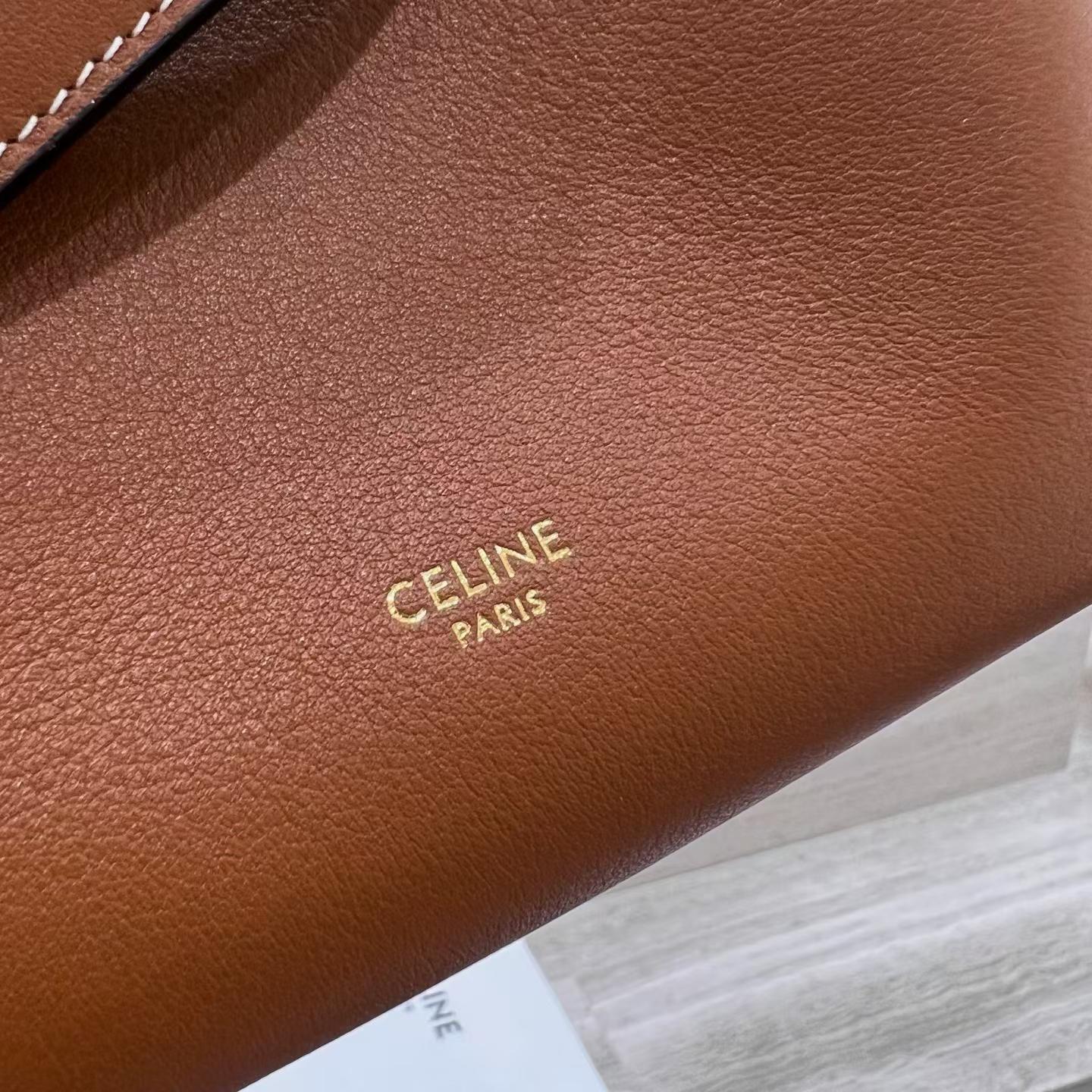 Celine Small Hobo In Supple Smooth Calfskin view 7