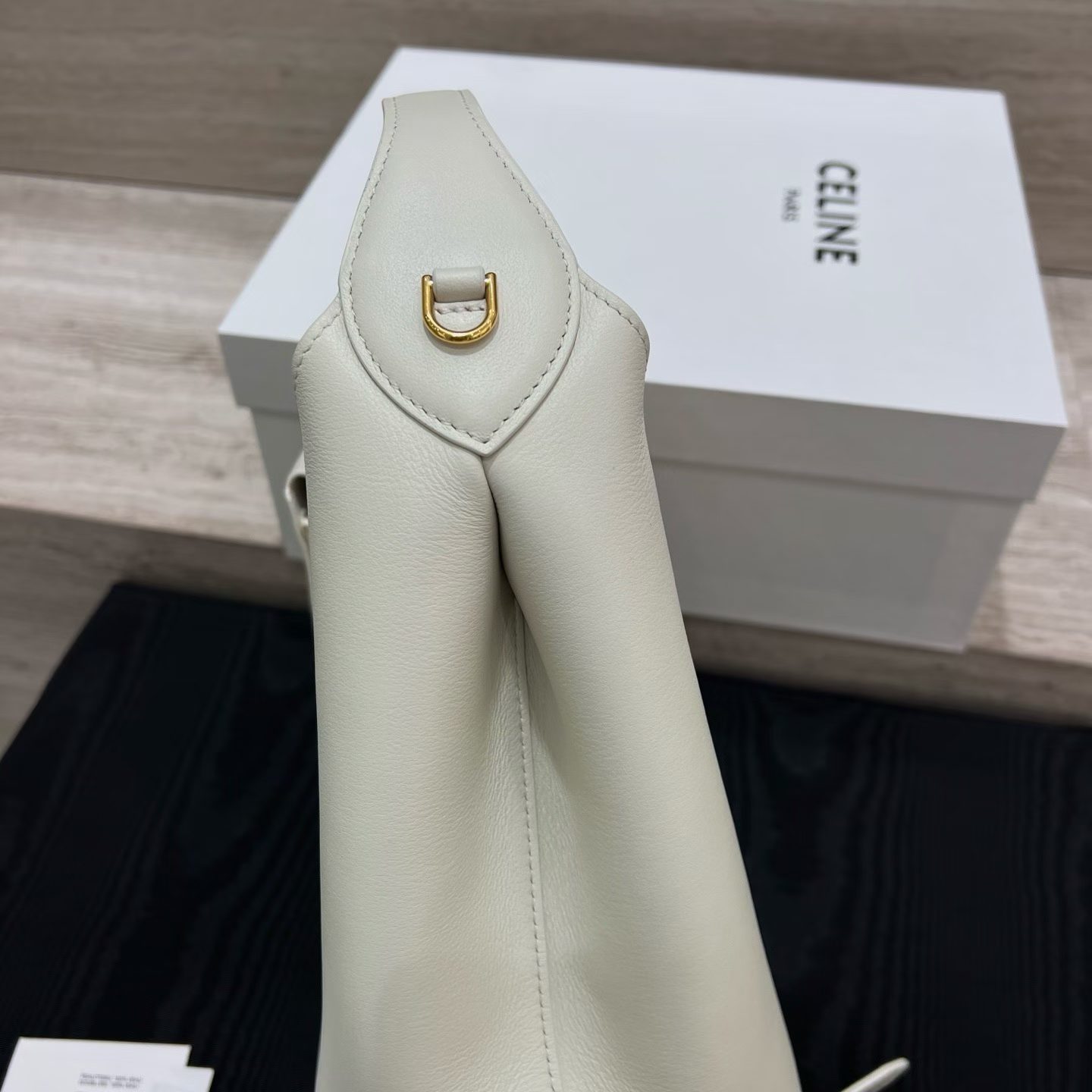 Celine Small Hobo In Supple Smooth Calfskin view 3