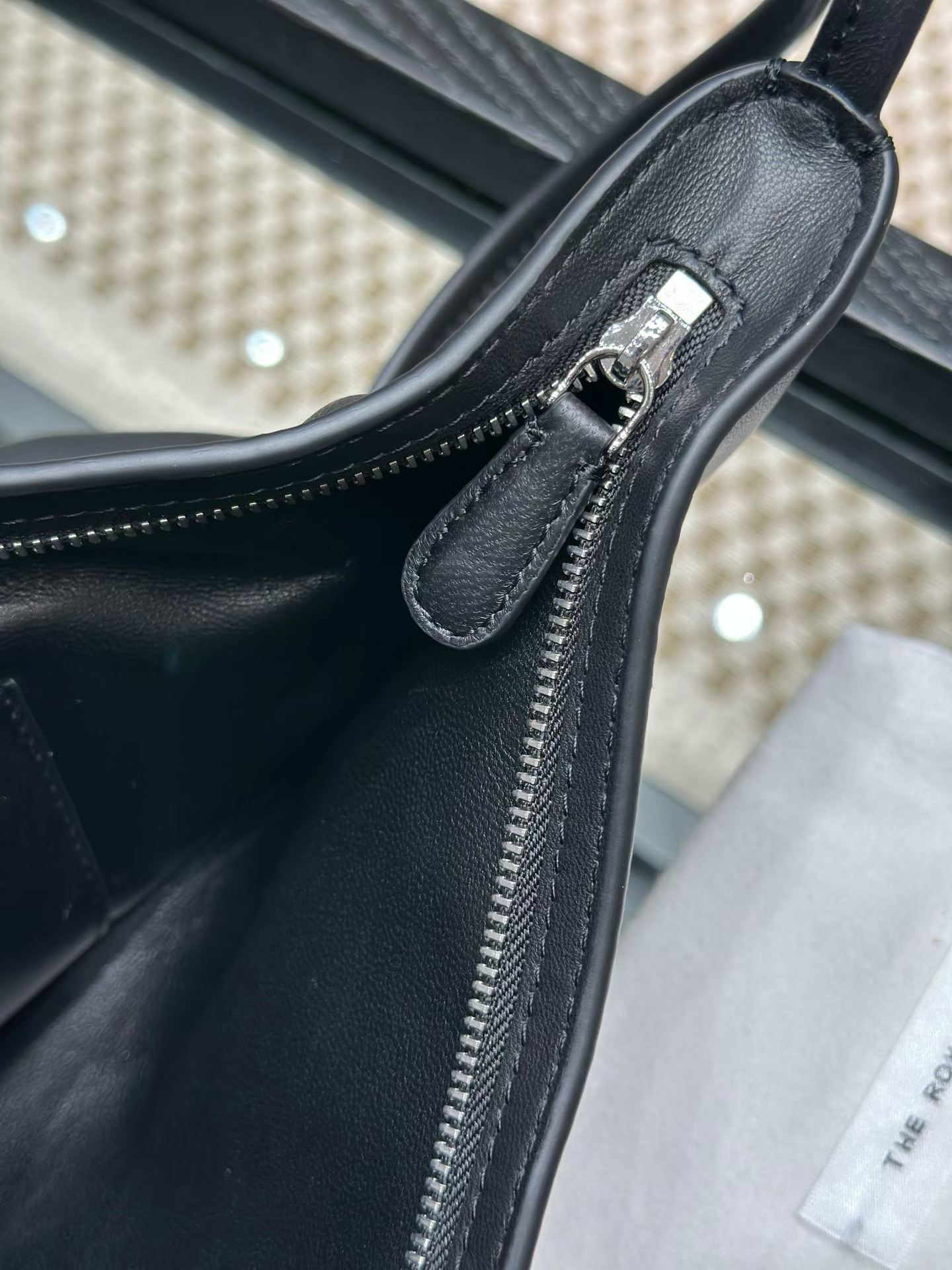 The Row E.W. Izzy Leather Bag view 6