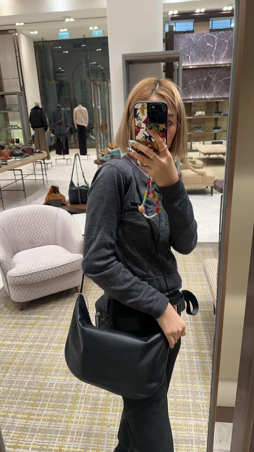 The Row E.W. Izzy Leather Bag view 9