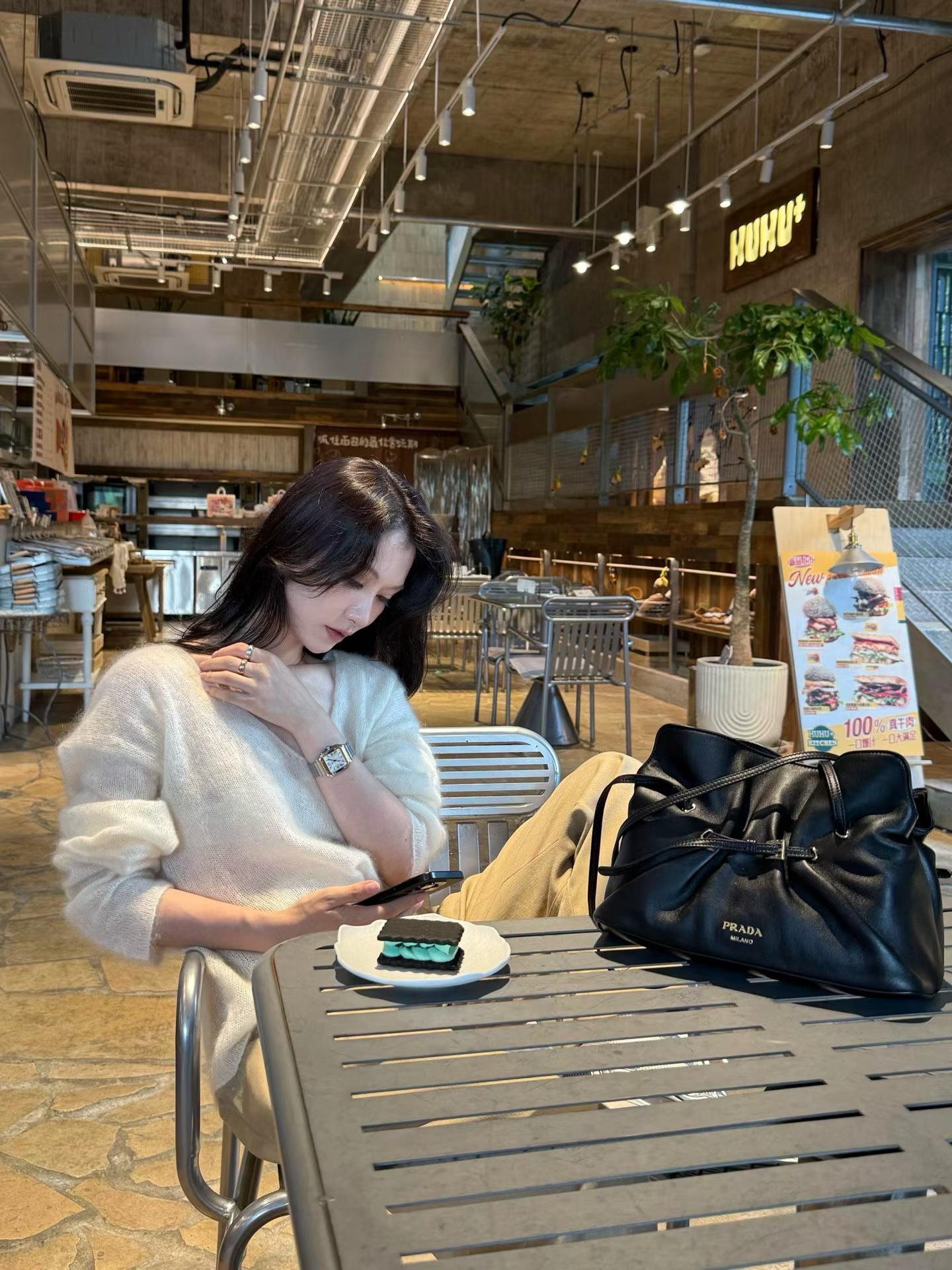 Prada Dada small nappa leather bag view 10