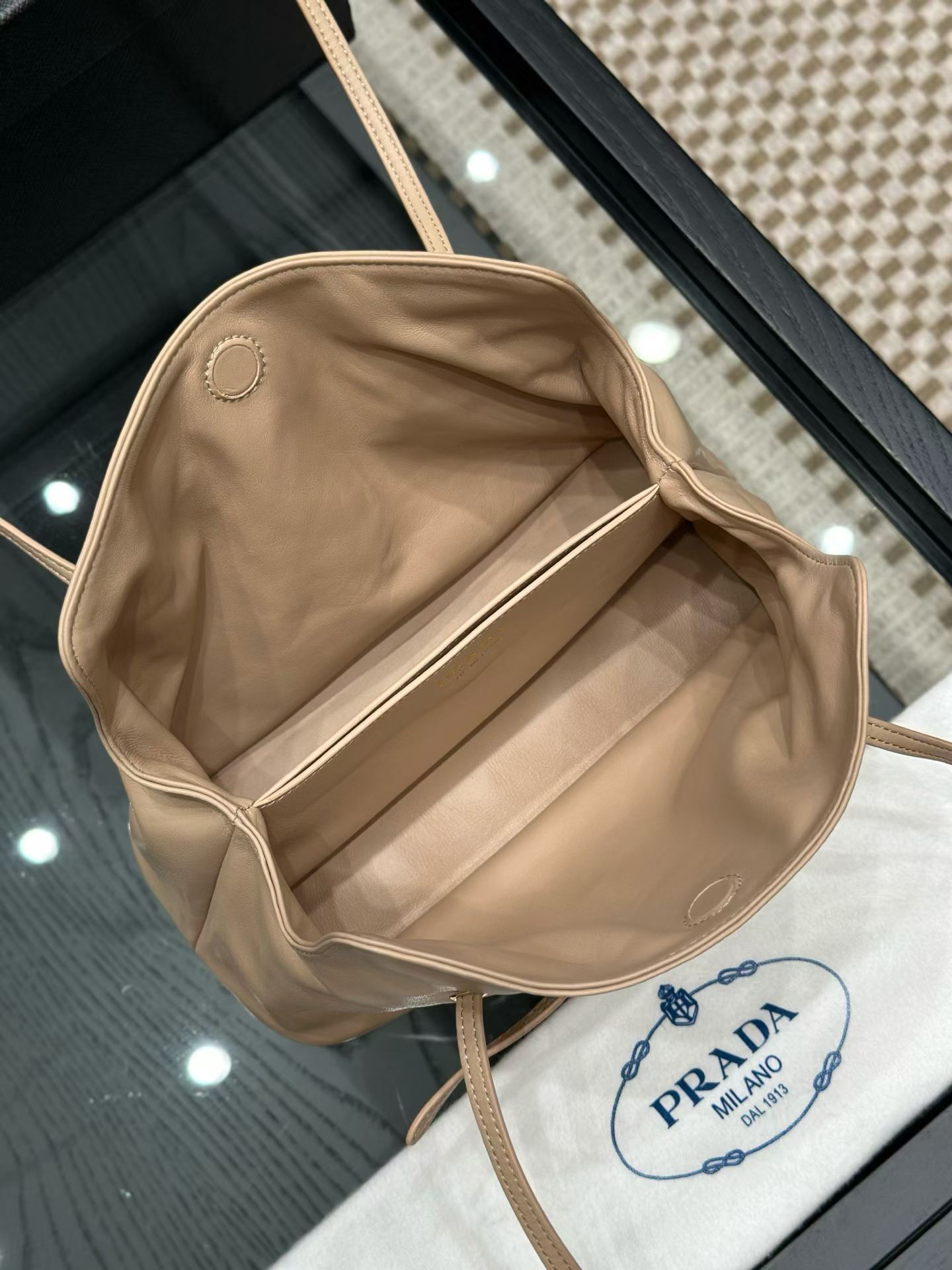 Prada Dada small nappa leather bag view 17