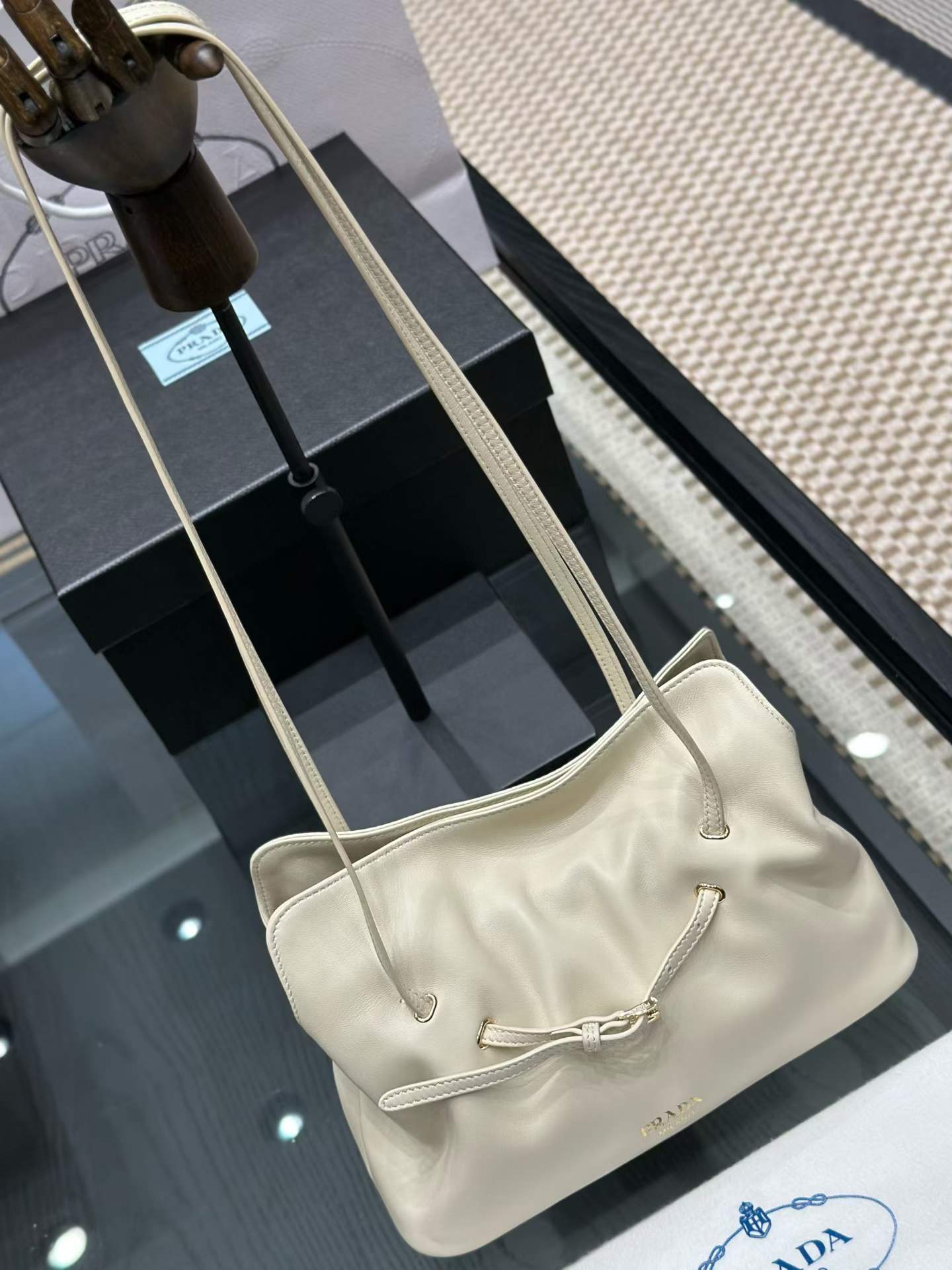 Prada Dada small nappa leather bag view 18