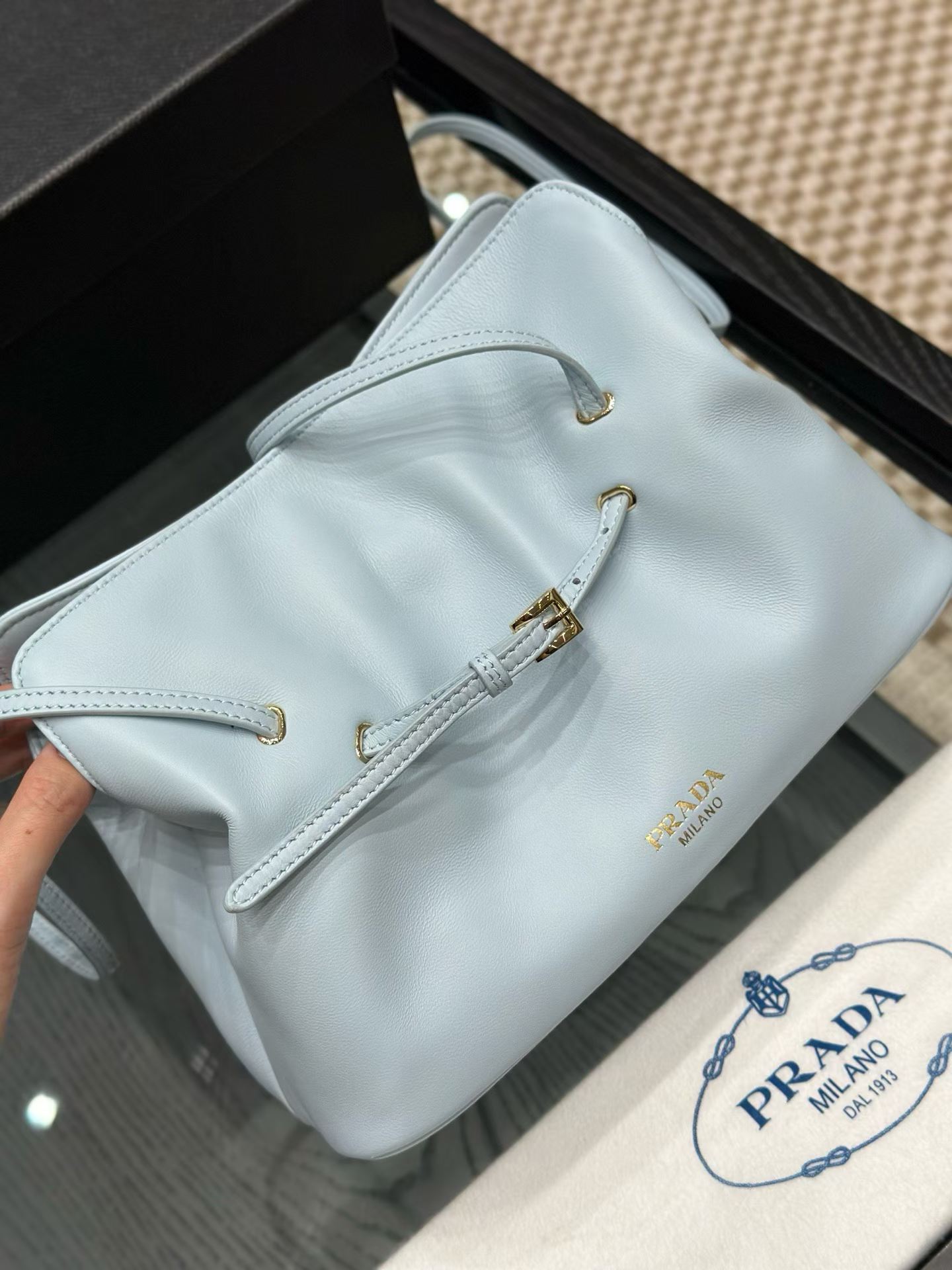 Prada Dada small nappa leather bag view 2