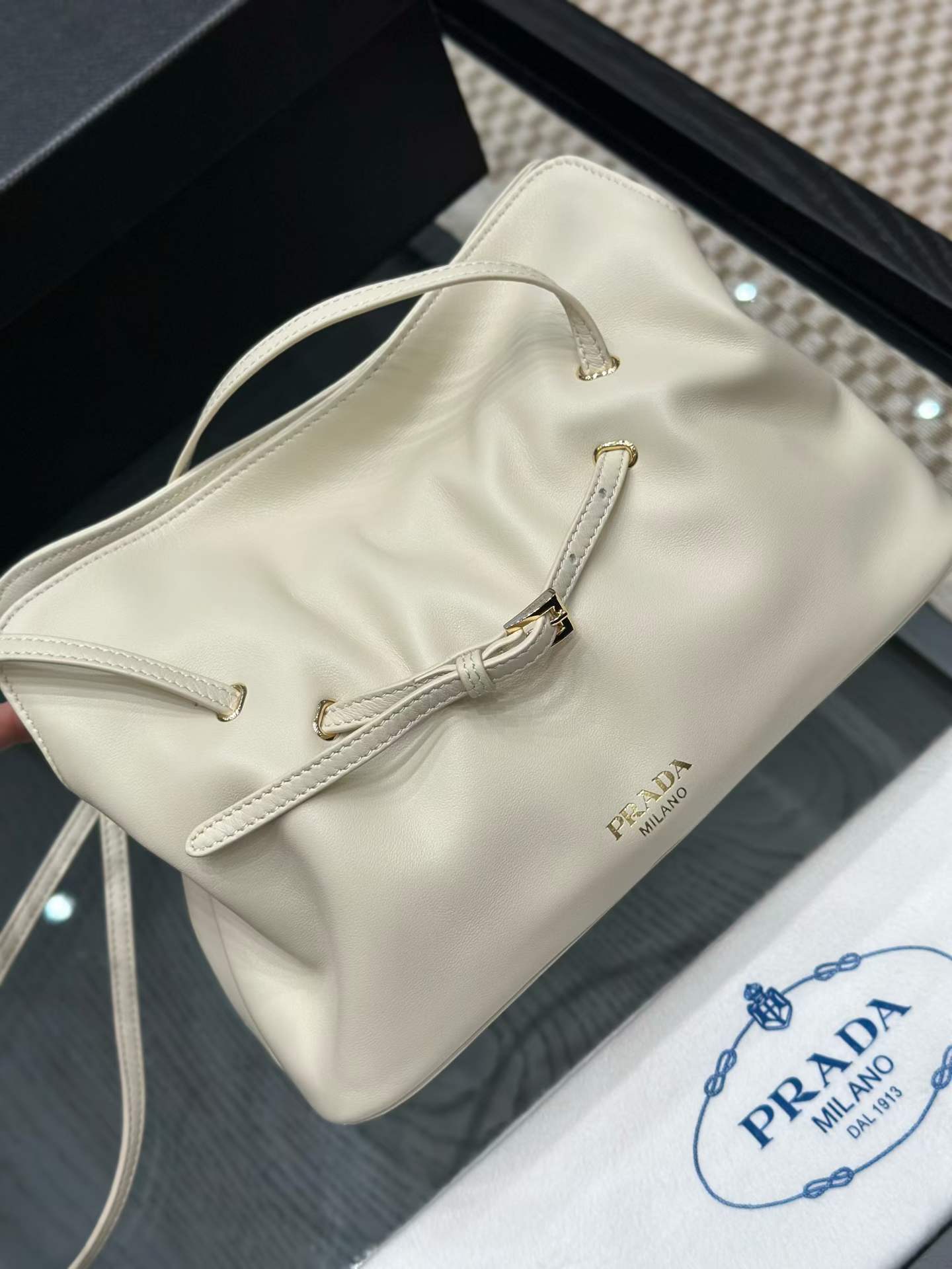 Prada Dada small nappa leather bag view 20