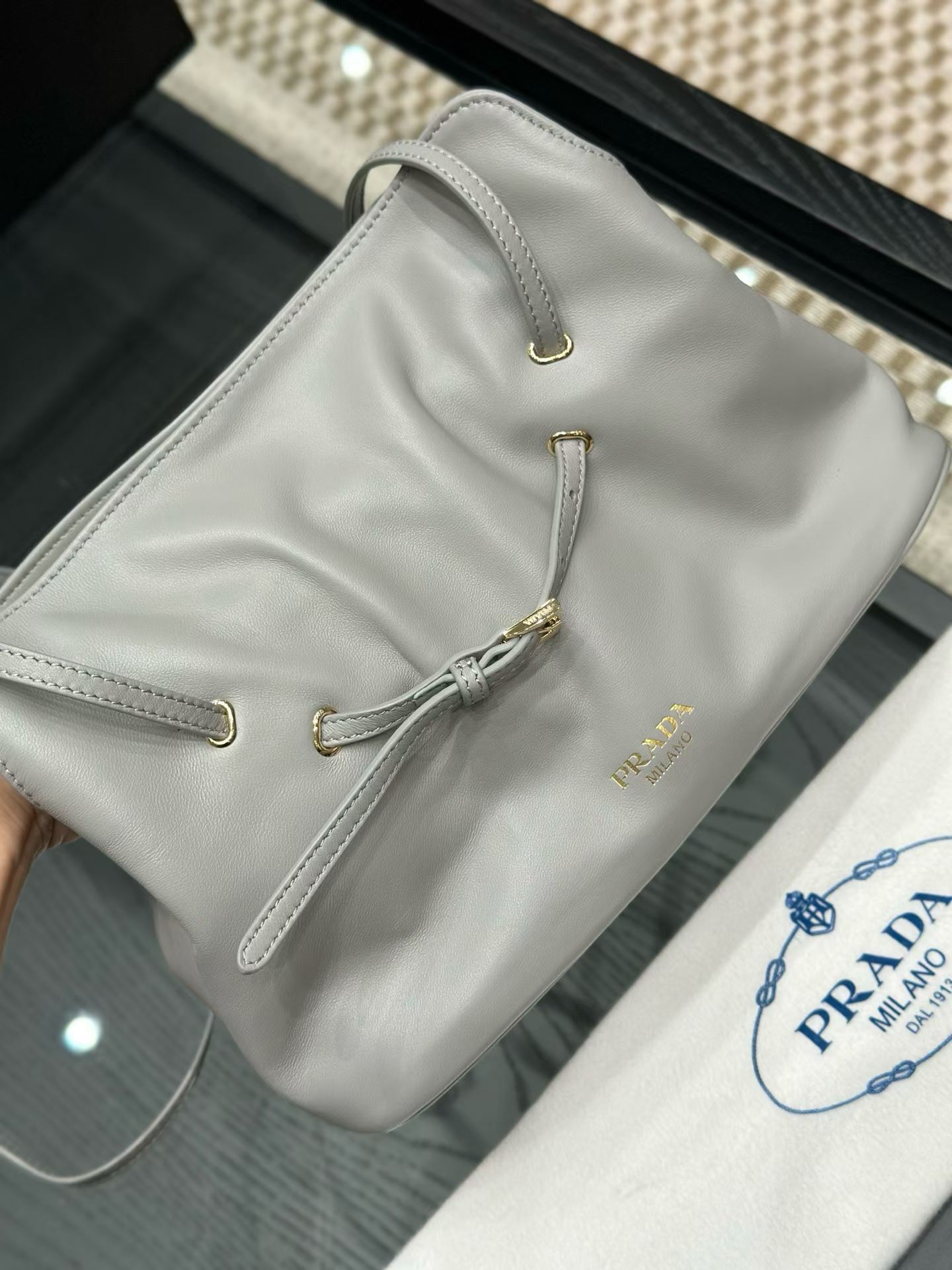 Prada Dada small nappa leather bag view 22