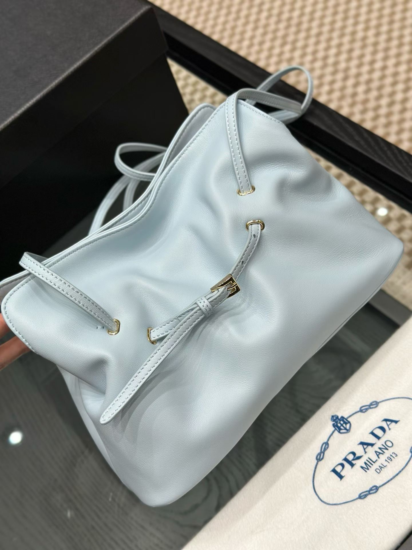 Prada Dada small nappa leather bag view 4
