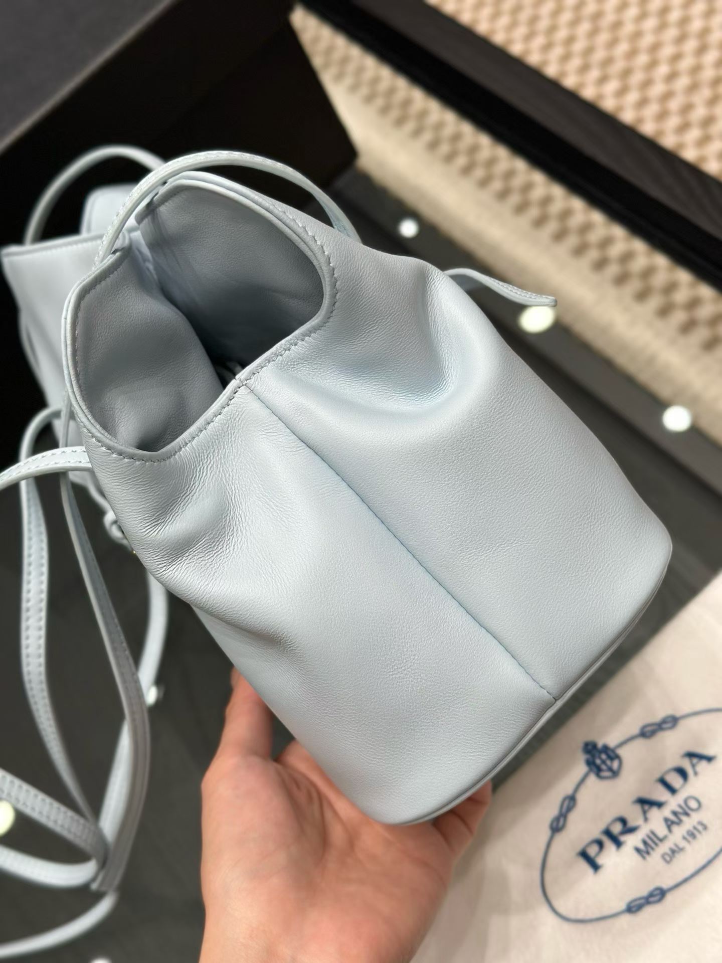 Prada Dada small nappa leather bag view 5