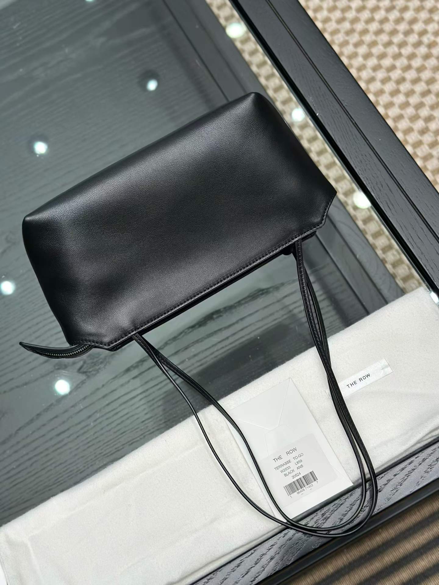 The Row Terrasse Leather To-Go Handbags view 11