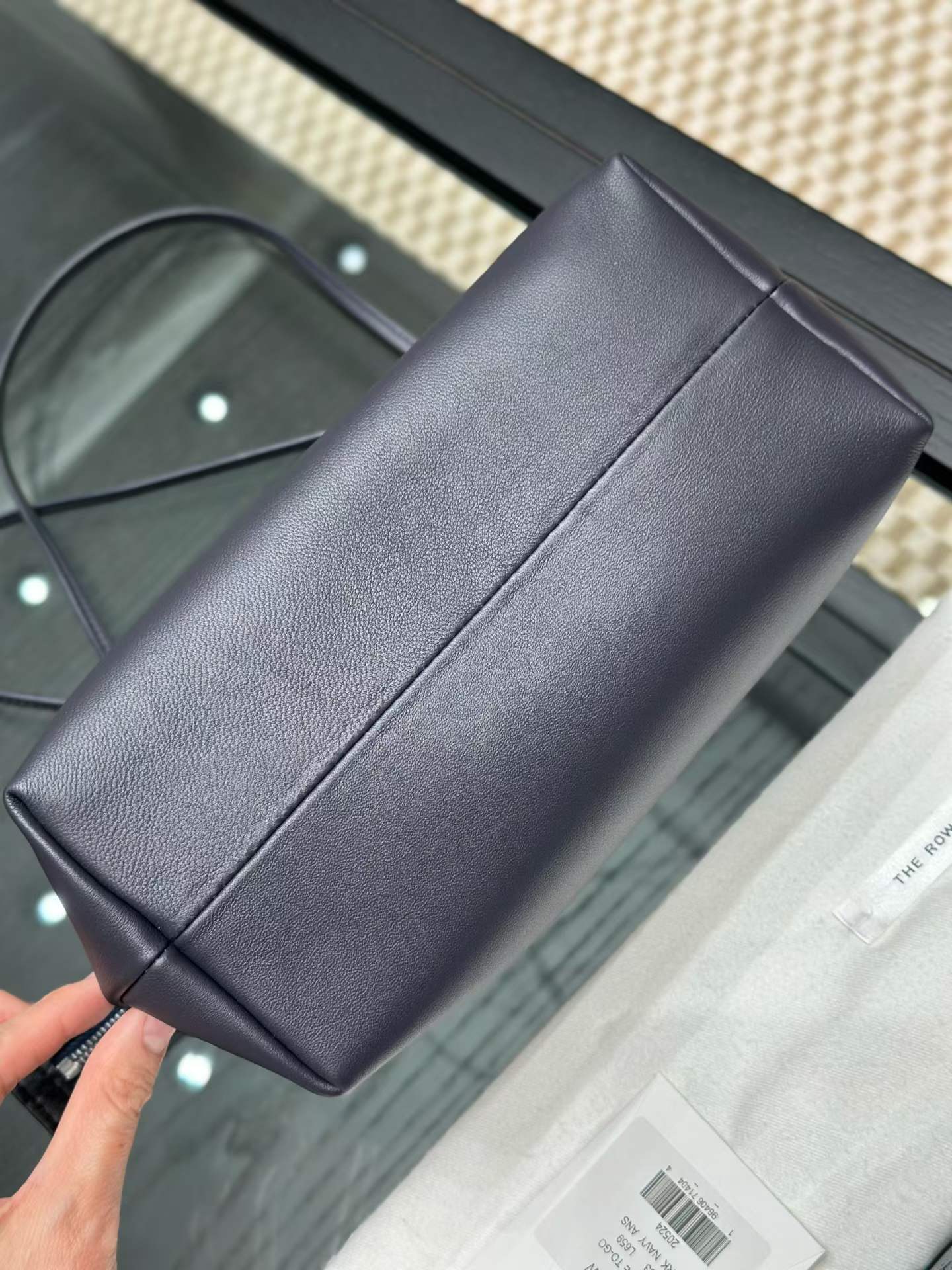 The Row Terrasse Leather To-Go Handbags view 3