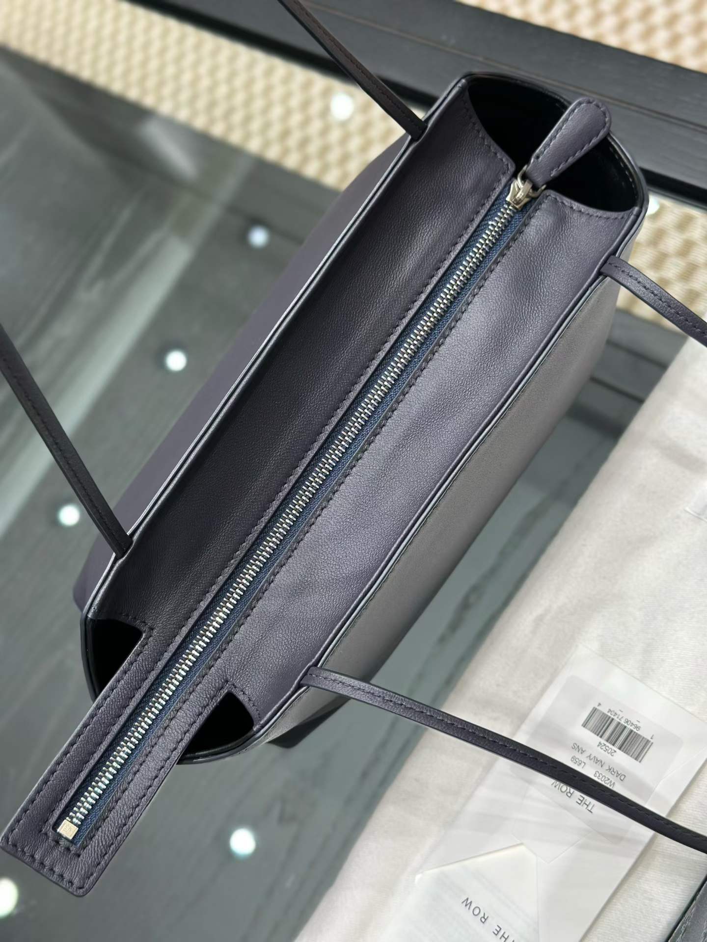The Row Terrasse Leather To-Go Handbags view 4