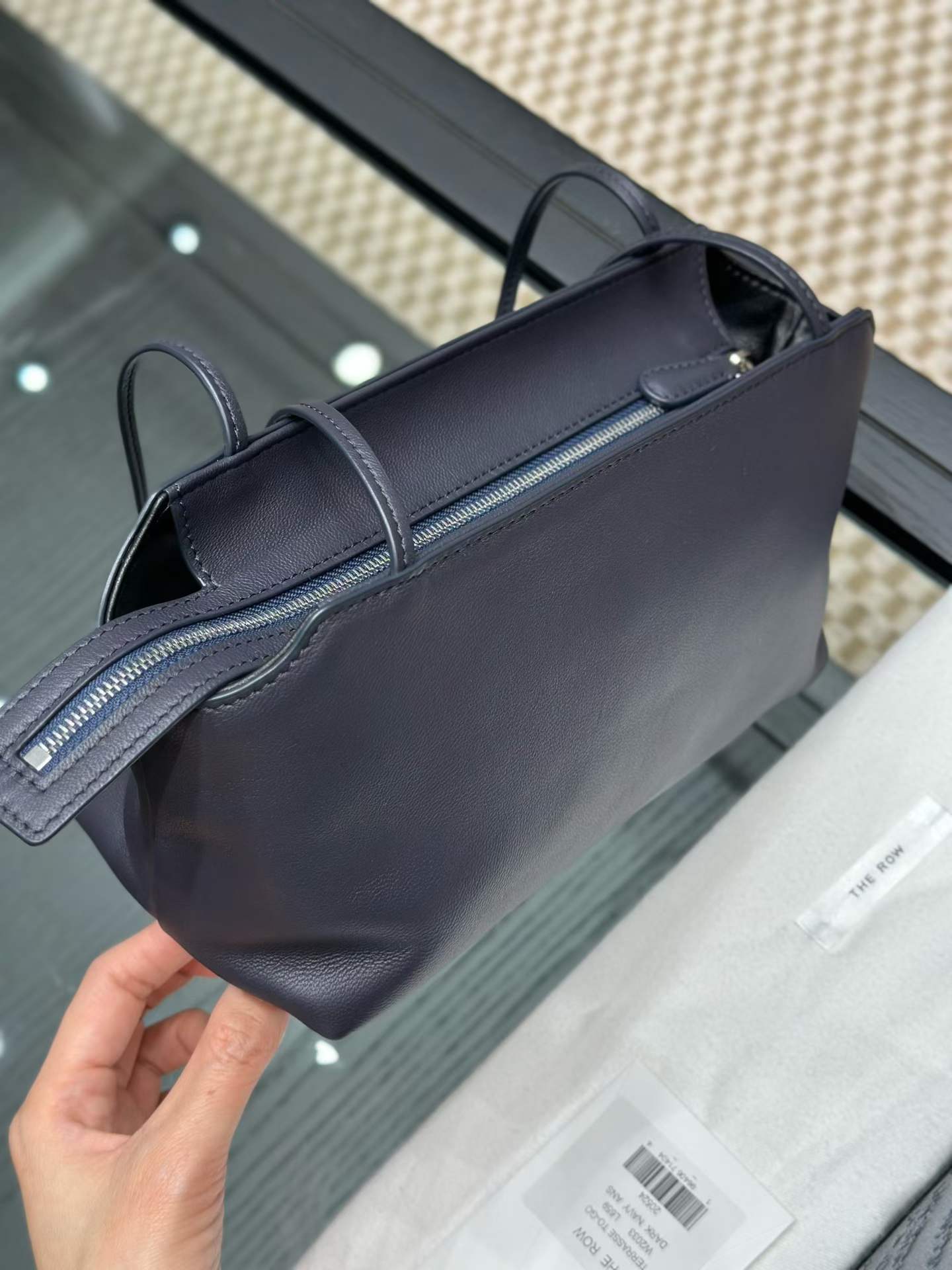 The Row Terrasse Leather To-Go Handbags view 5