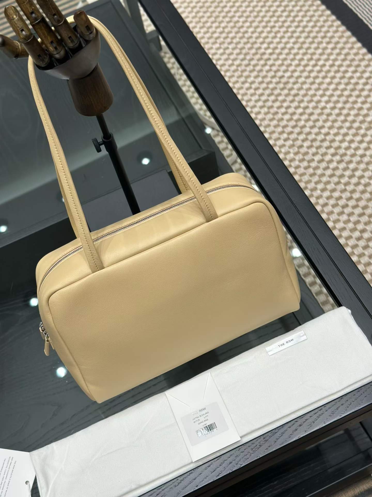 The Row Astra Leather Bowling Bag view 2