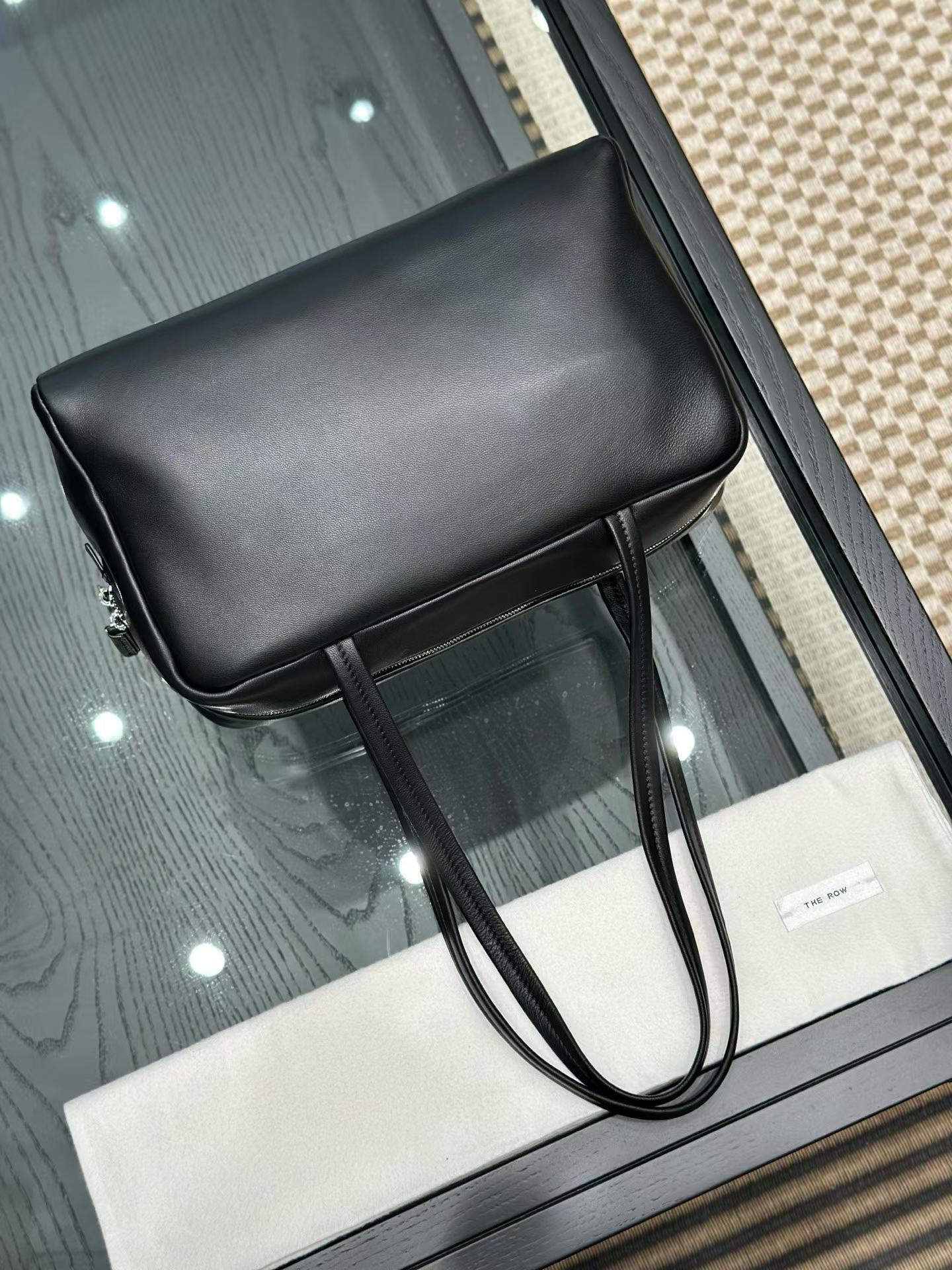 The Row Astra Leather Bowling Bag view 8