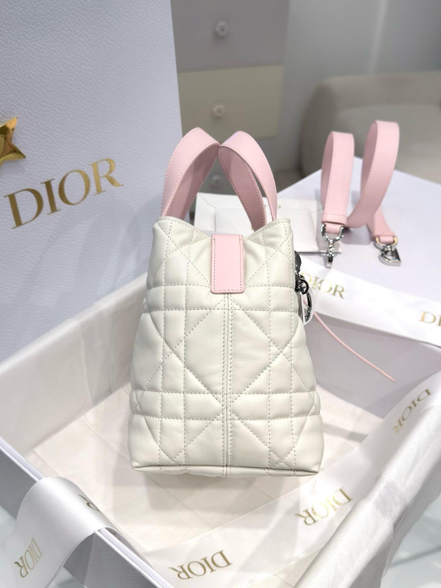 Dior Small Toujours Vertical Tote Bag view 3