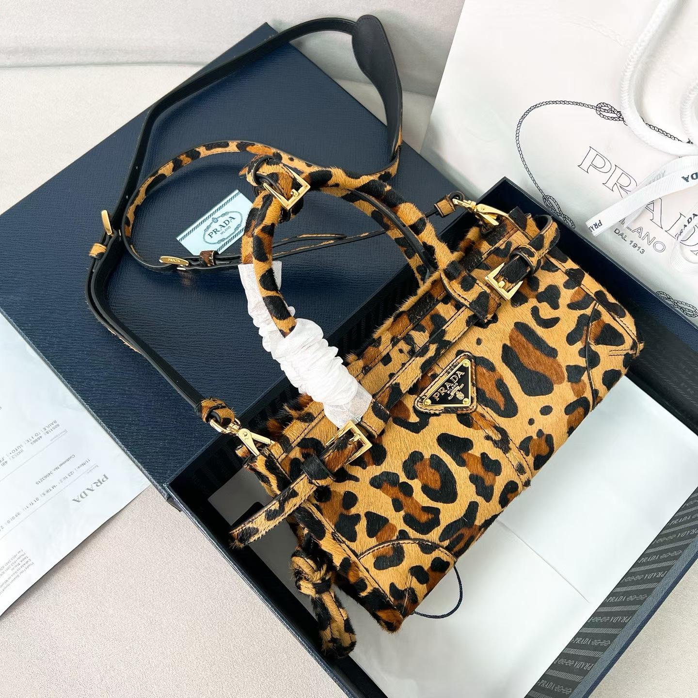 Prada Bonnie leather mini handbag view 11