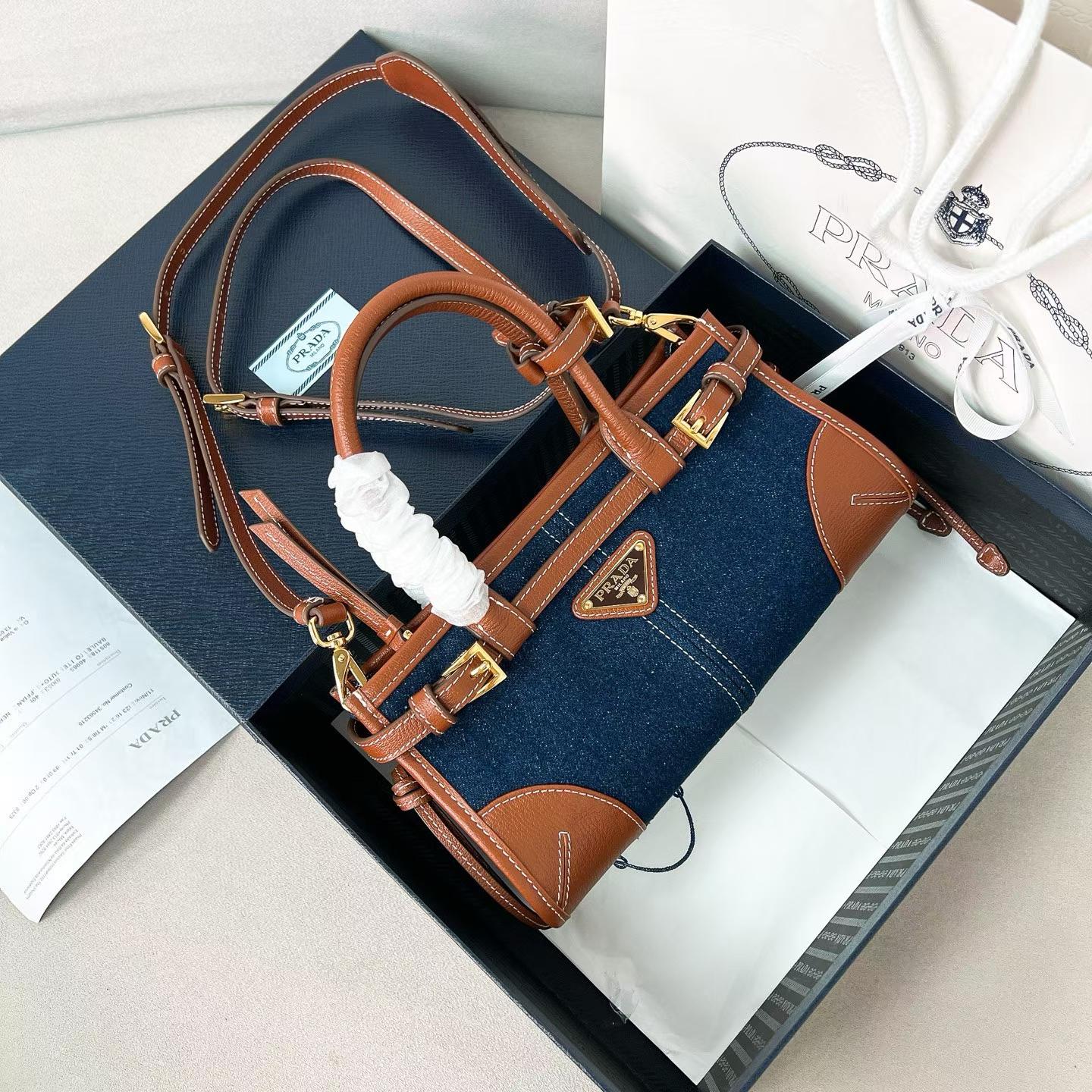 Prada Bonnie leather mini handbag view 16
