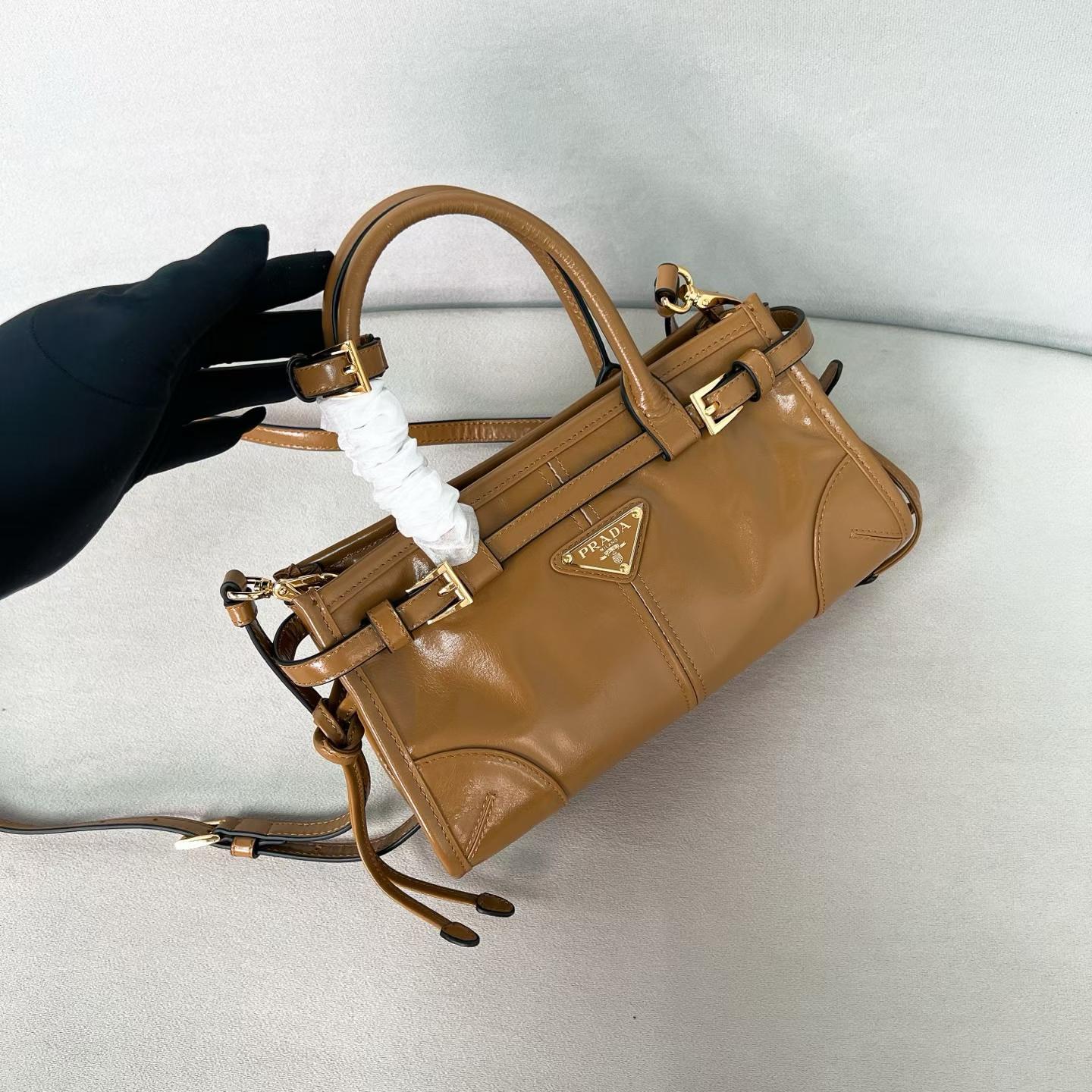 Prada Bonnie leather mini handbag view 22