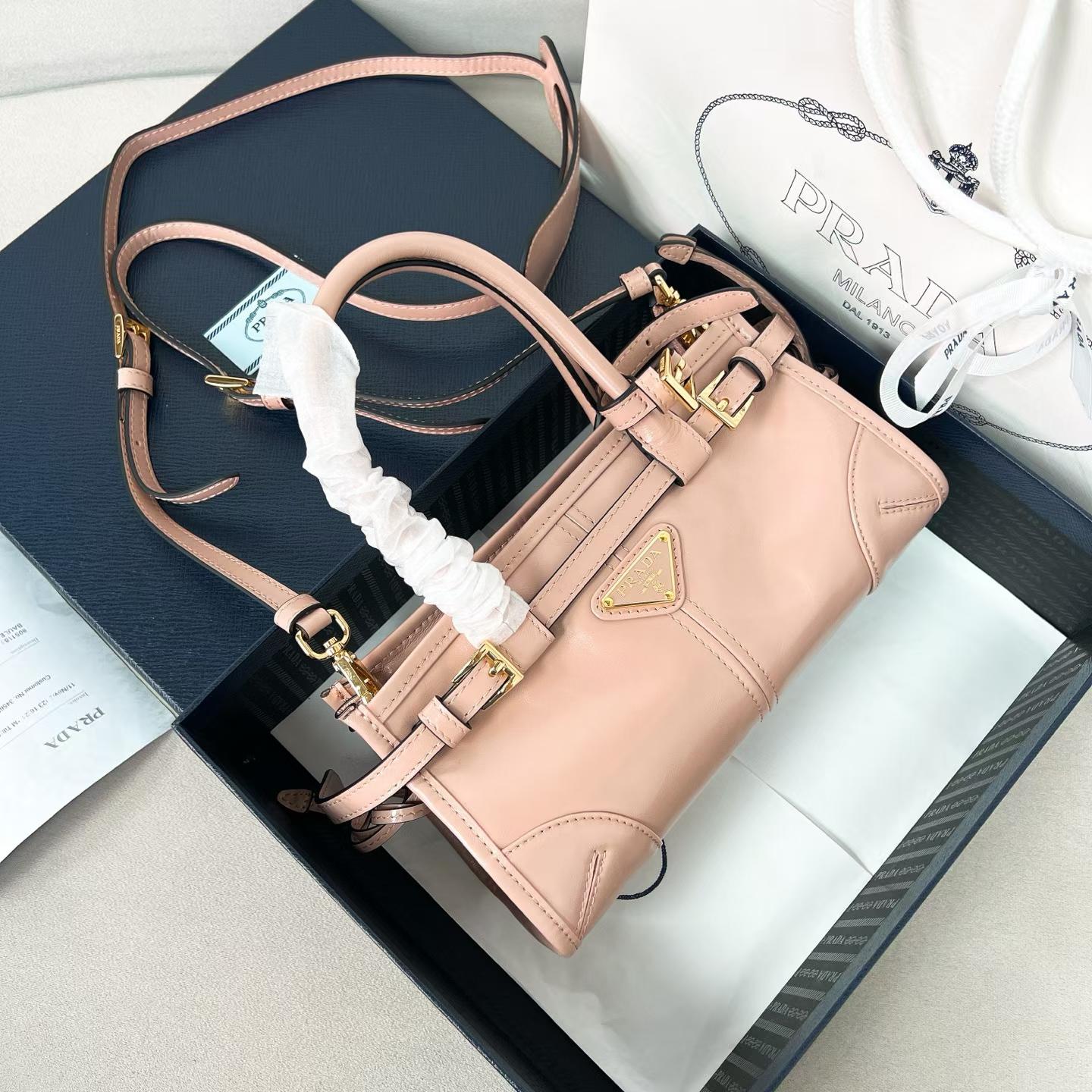 Prada Bonnie leather mini handbag view 5