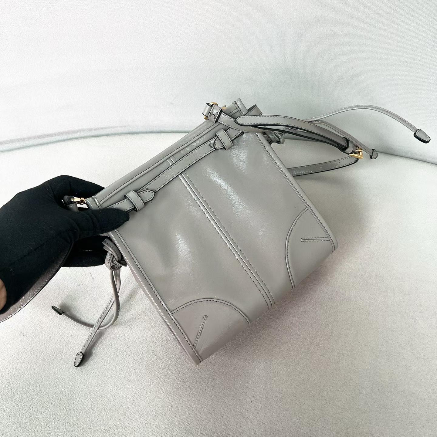 Prada Bonnie leather mini shoulder bag view 11