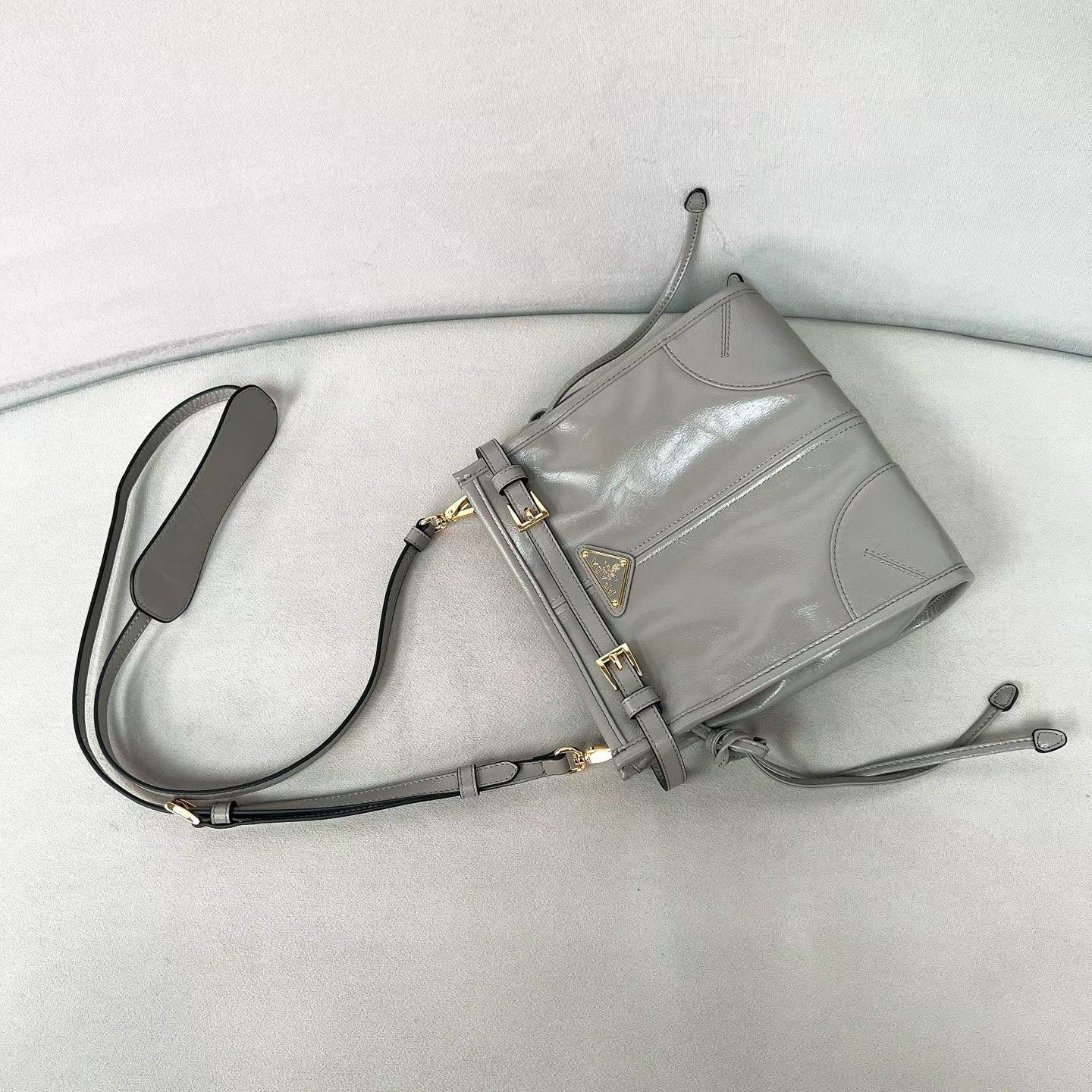 Prada Bonnie leather mini shoulder bag view 13