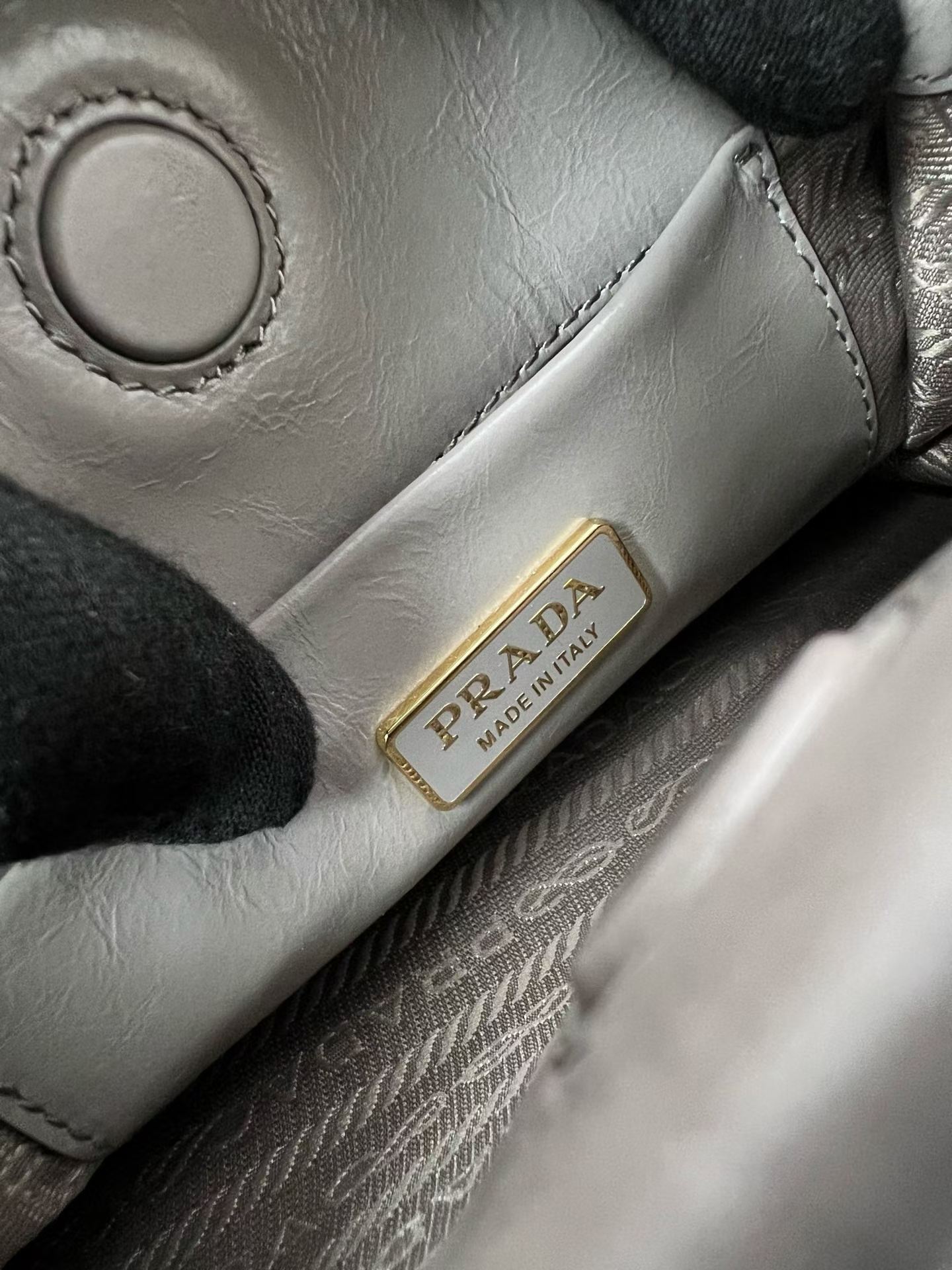 Prada Bonnie leather mini shoulder bag view 16