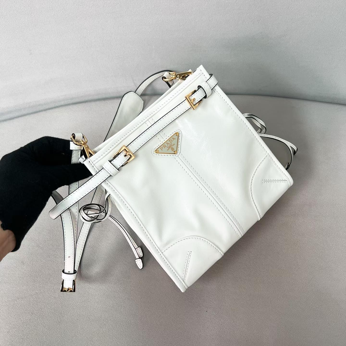 Prada Bonnie leather mini shoulder bag view 2