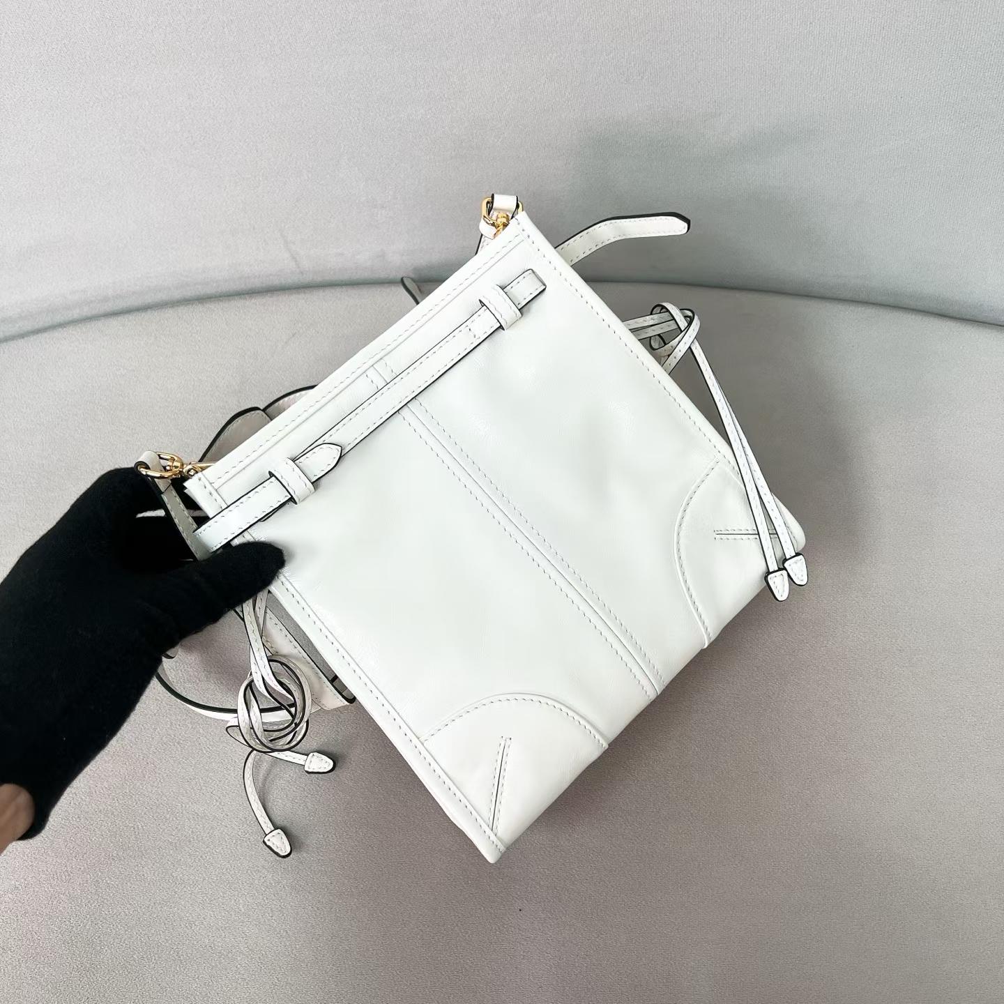 Prada Bonnie leather mini shoulder bag view 3