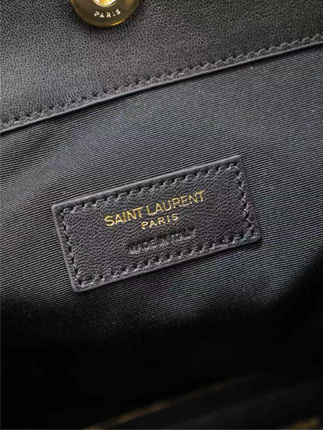 Saint Laurent jamie shopping bag in lambskin view 7