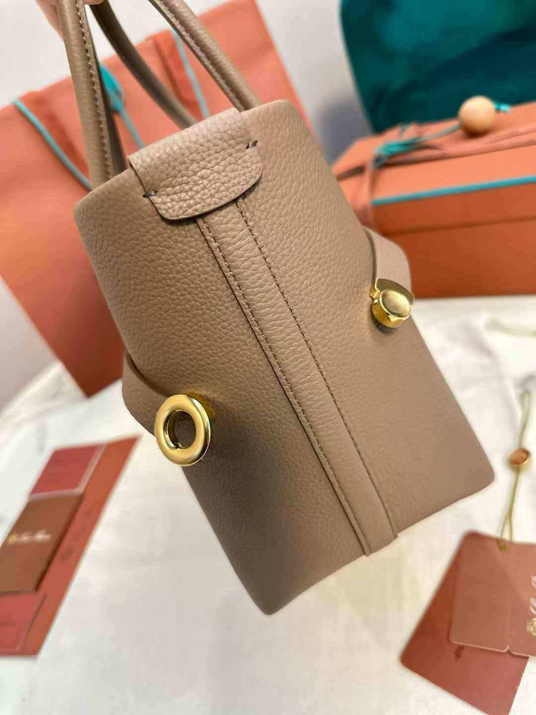 Loro Piana Small Ghiera Shopper view 5