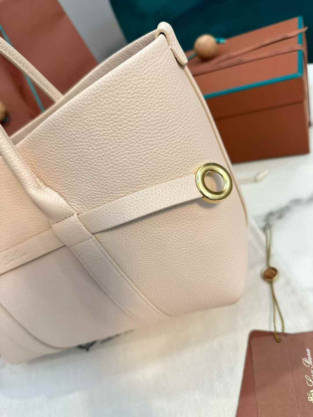 Loro Piana Small Ghiera Shopper view 3
