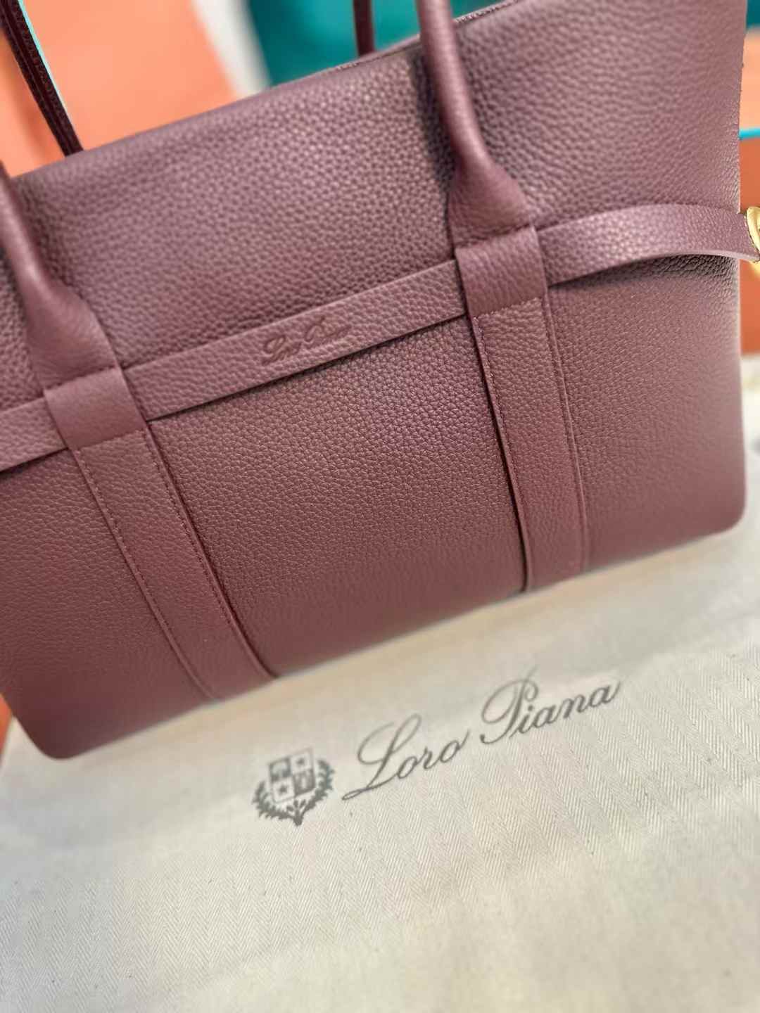 Loro Piana Small Ghiera Shopper view 3