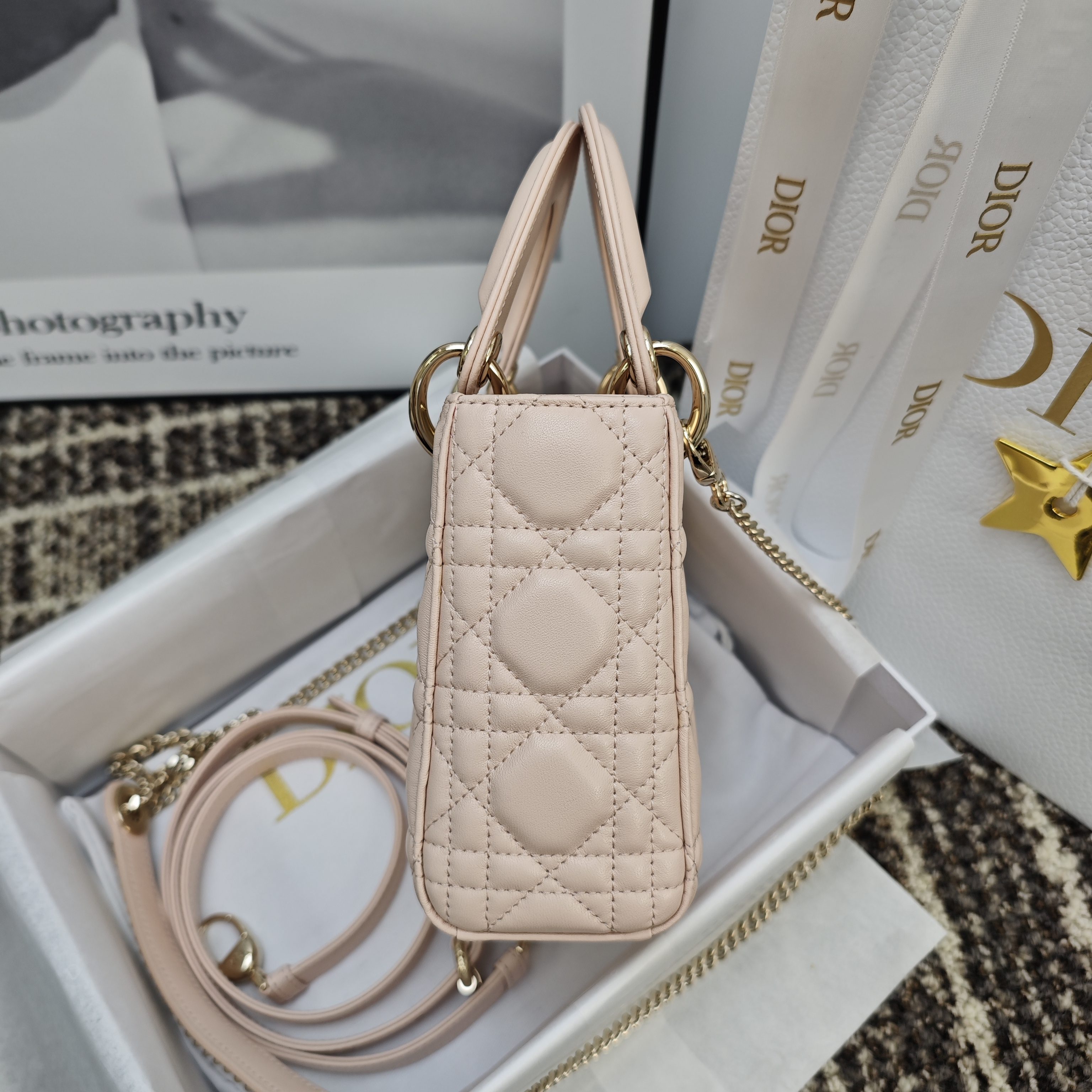Dior Mini Lady Bag view 3