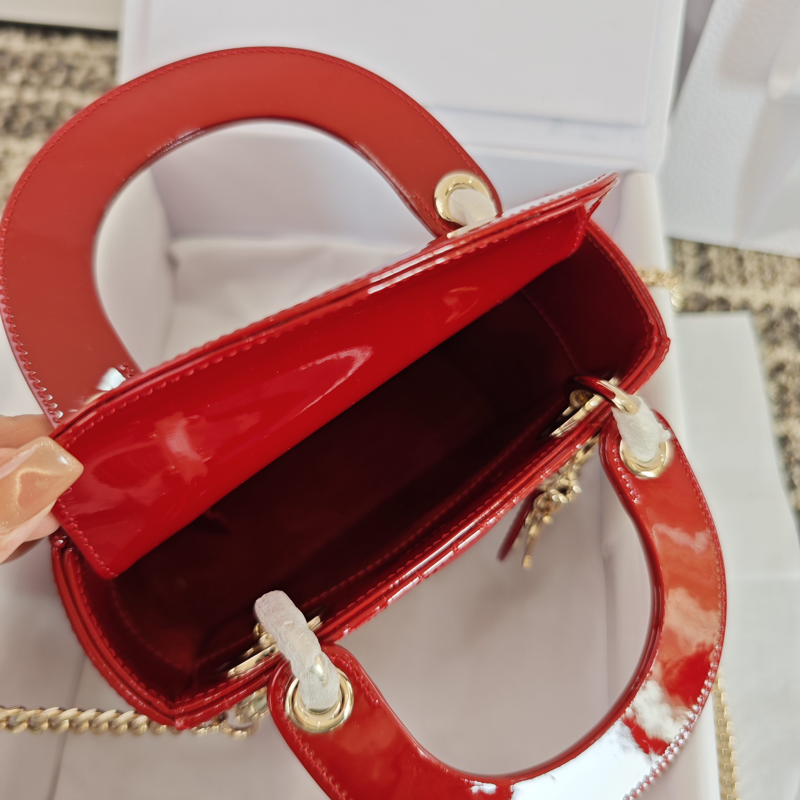 Dior Mini Lady Bag view 6