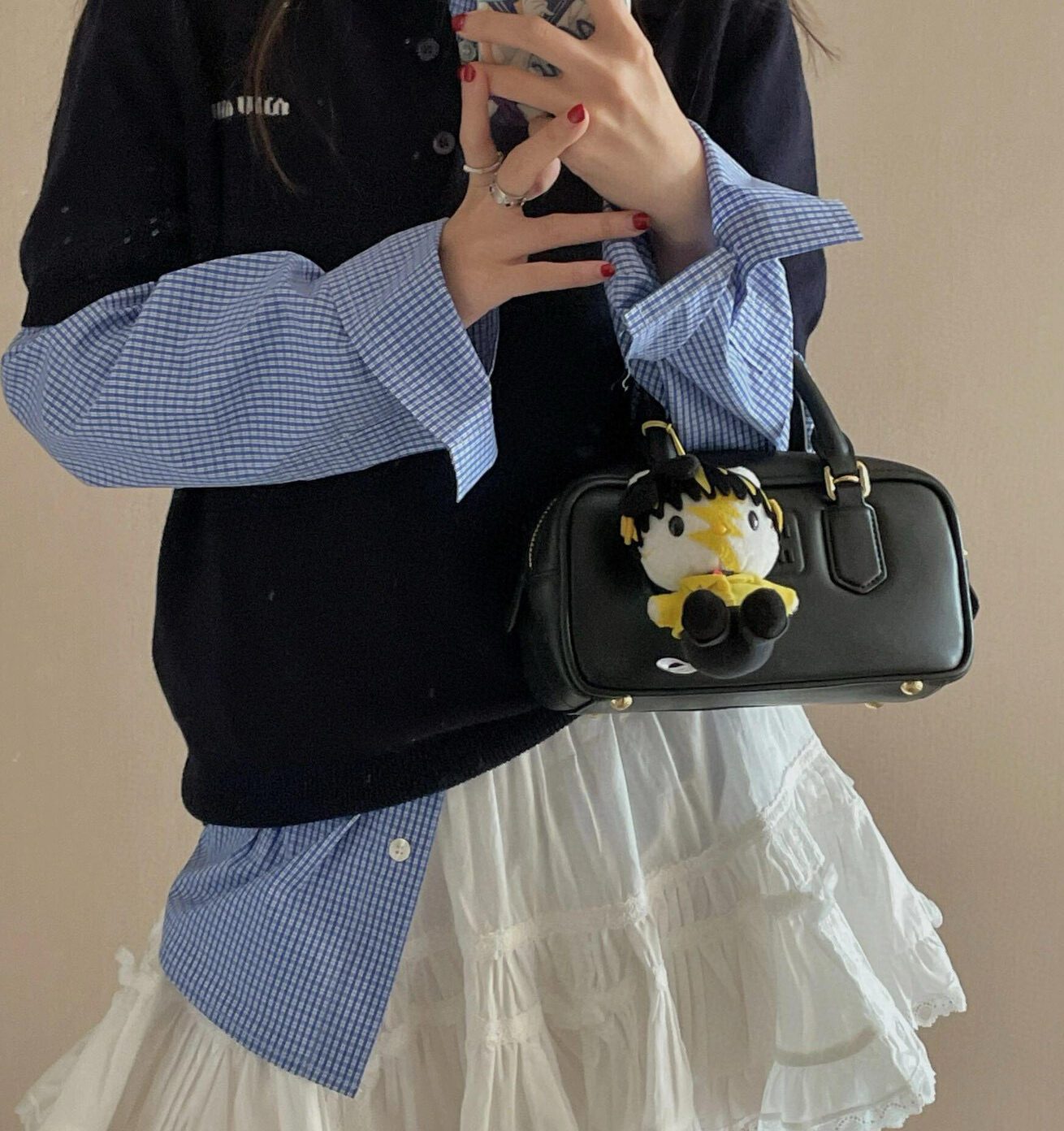 Miu Miu Beau leather bag view 10