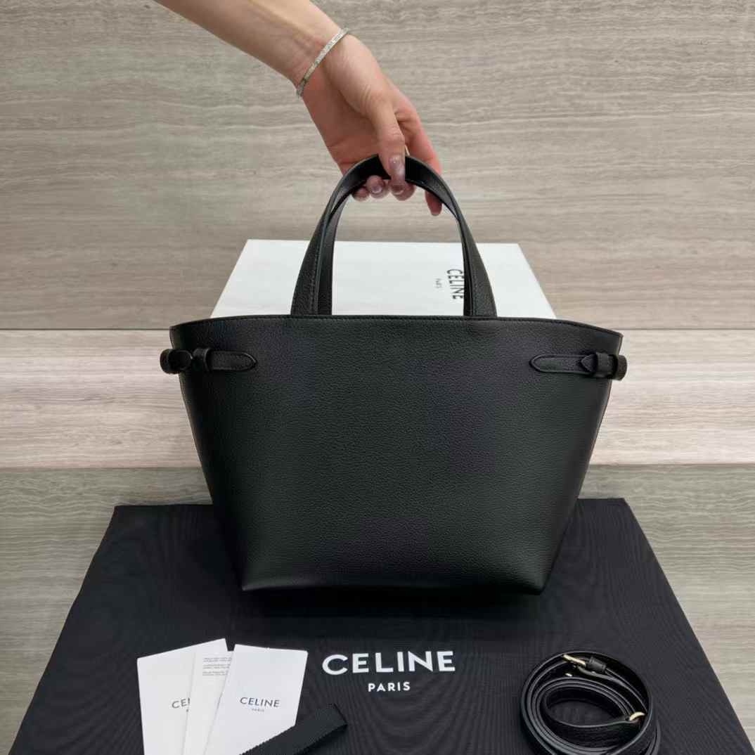 Celine MINI CABAS ANAIS CUIR TRIOMPHE in Grained calfskin view 2