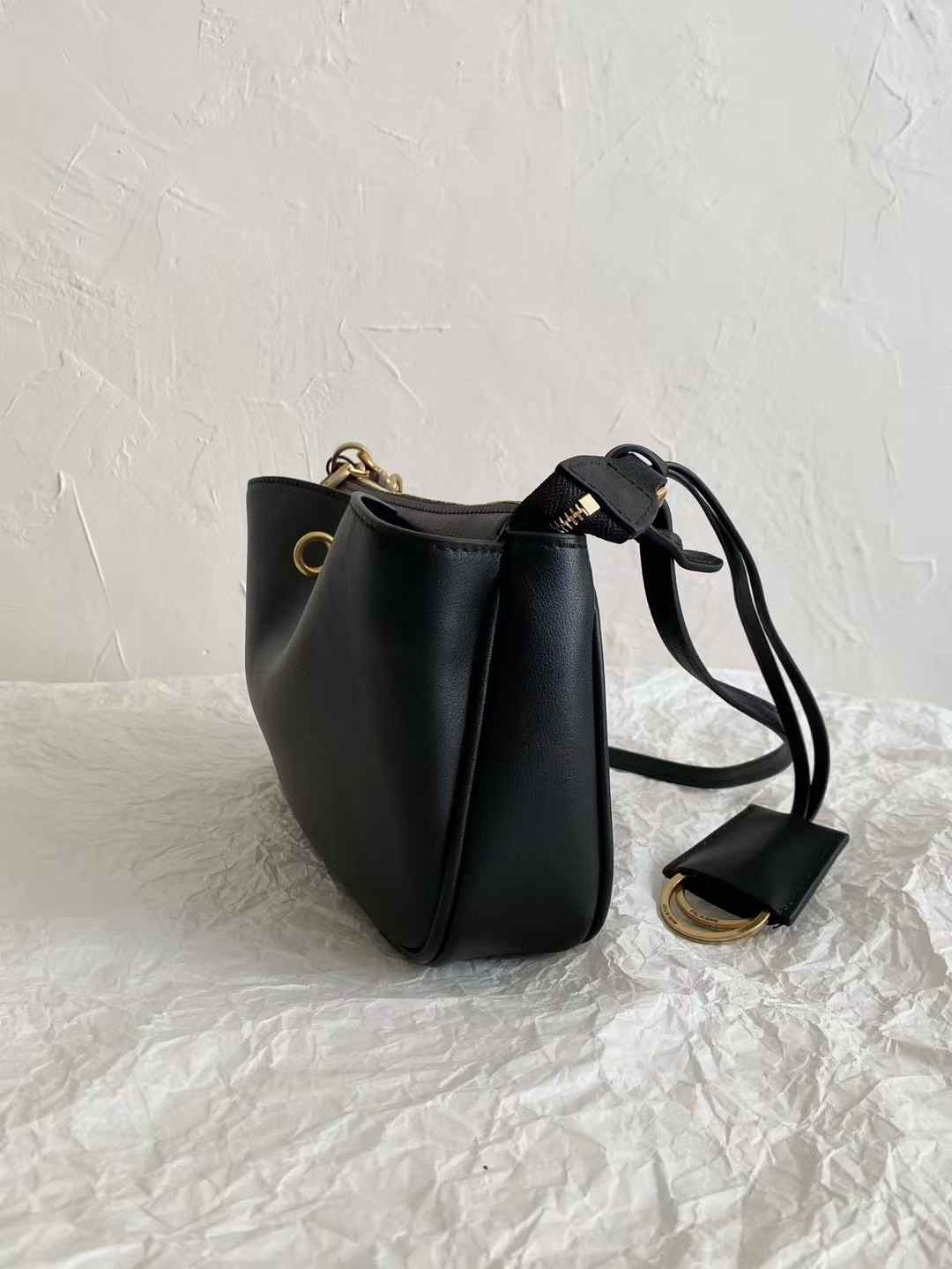 Balenciaga Women’s Rodeo Sling Pochette in Black view 3