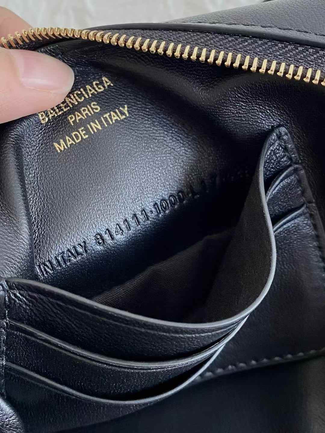 Balenciaga Women’s Rodeo Sling Pochette in Black view 7