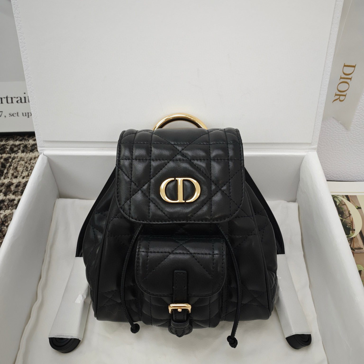Dior Small Caro Backpack view 1