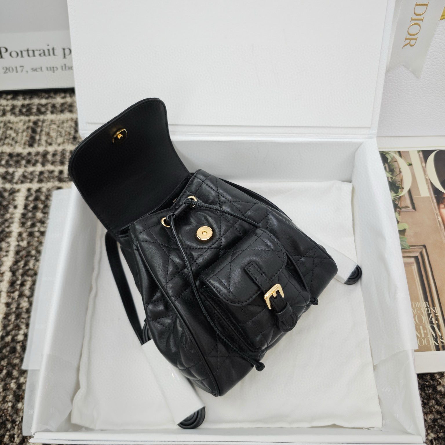 Dior Small Caro Backpack view 6