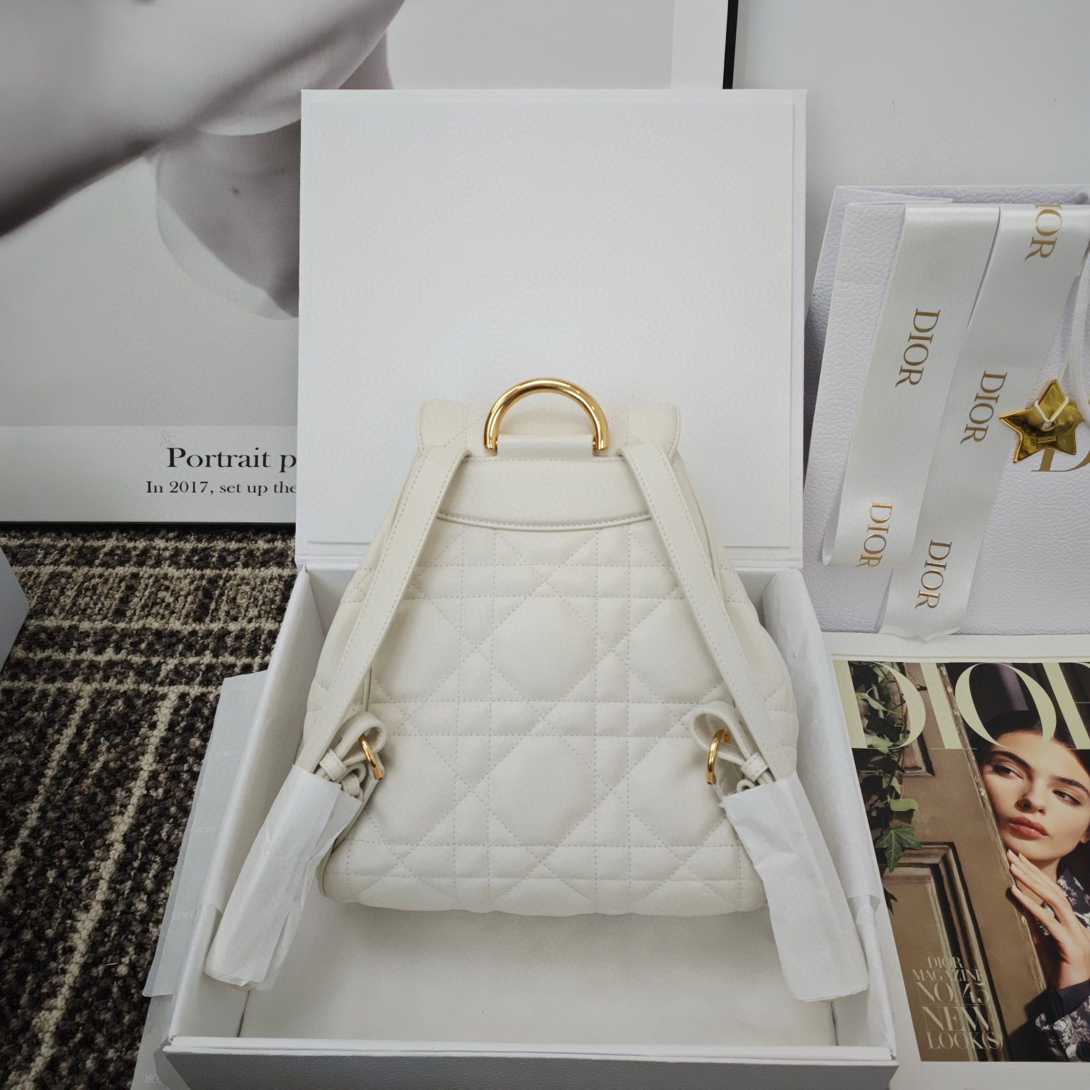 Dior Medium Caro Backpack view 2