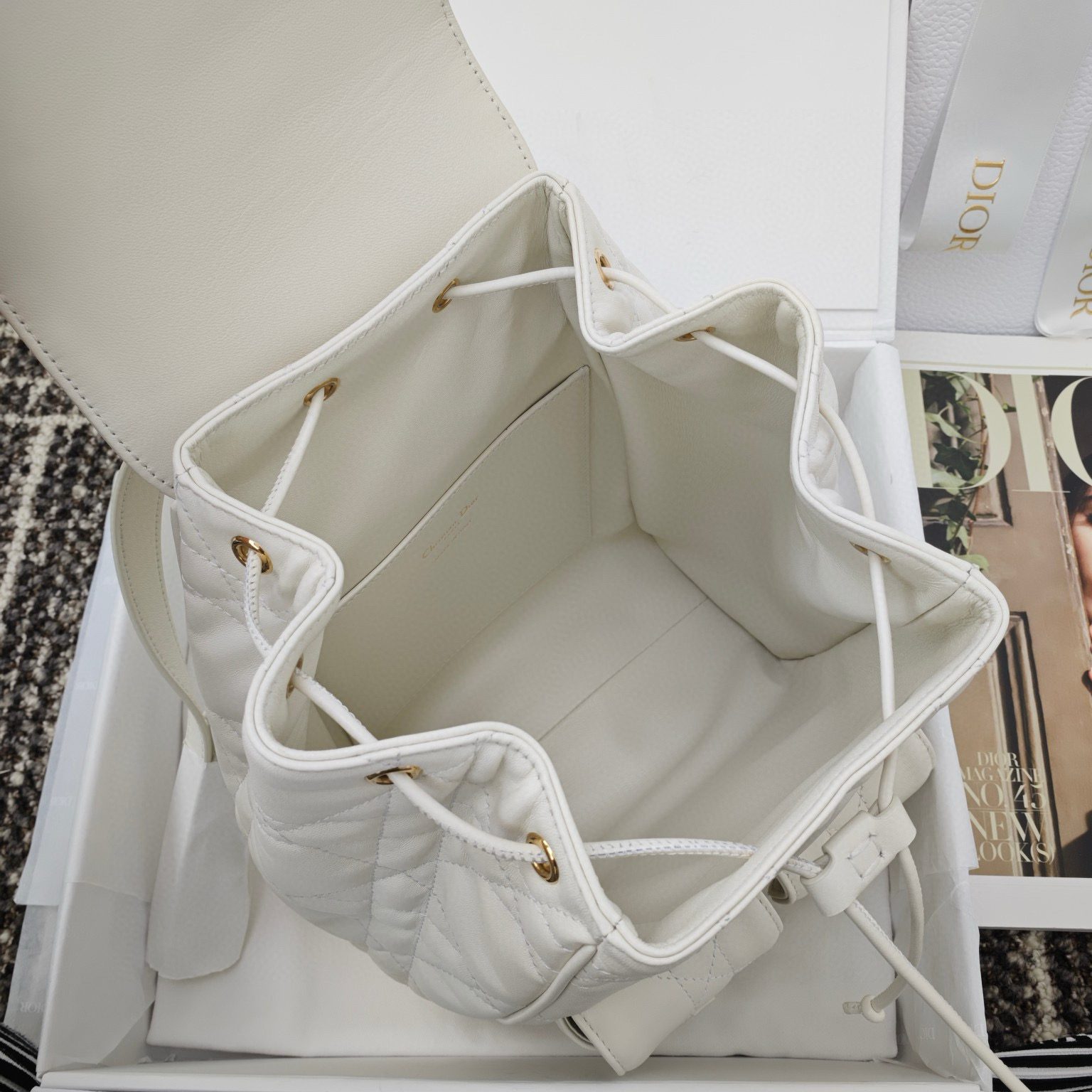 Dior Medium Caro Backpack view 8