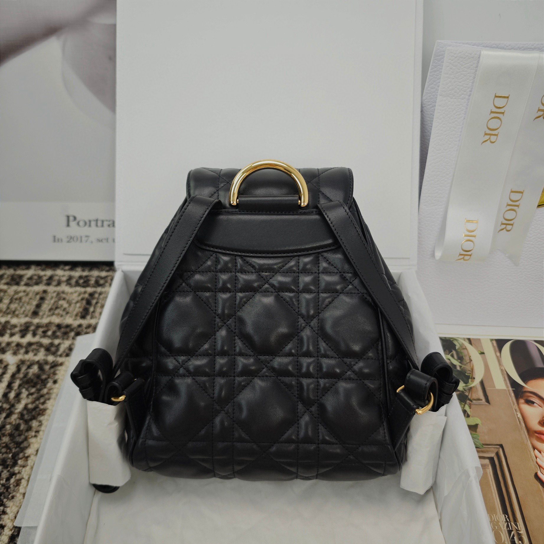 Dior Medium Caro Backpack view 2