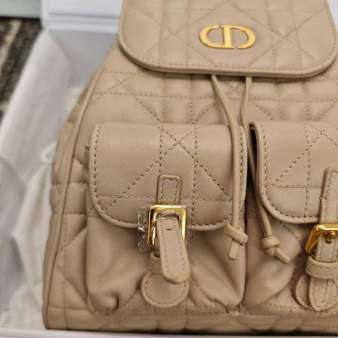 Dior Medium Caro Backpack view 4